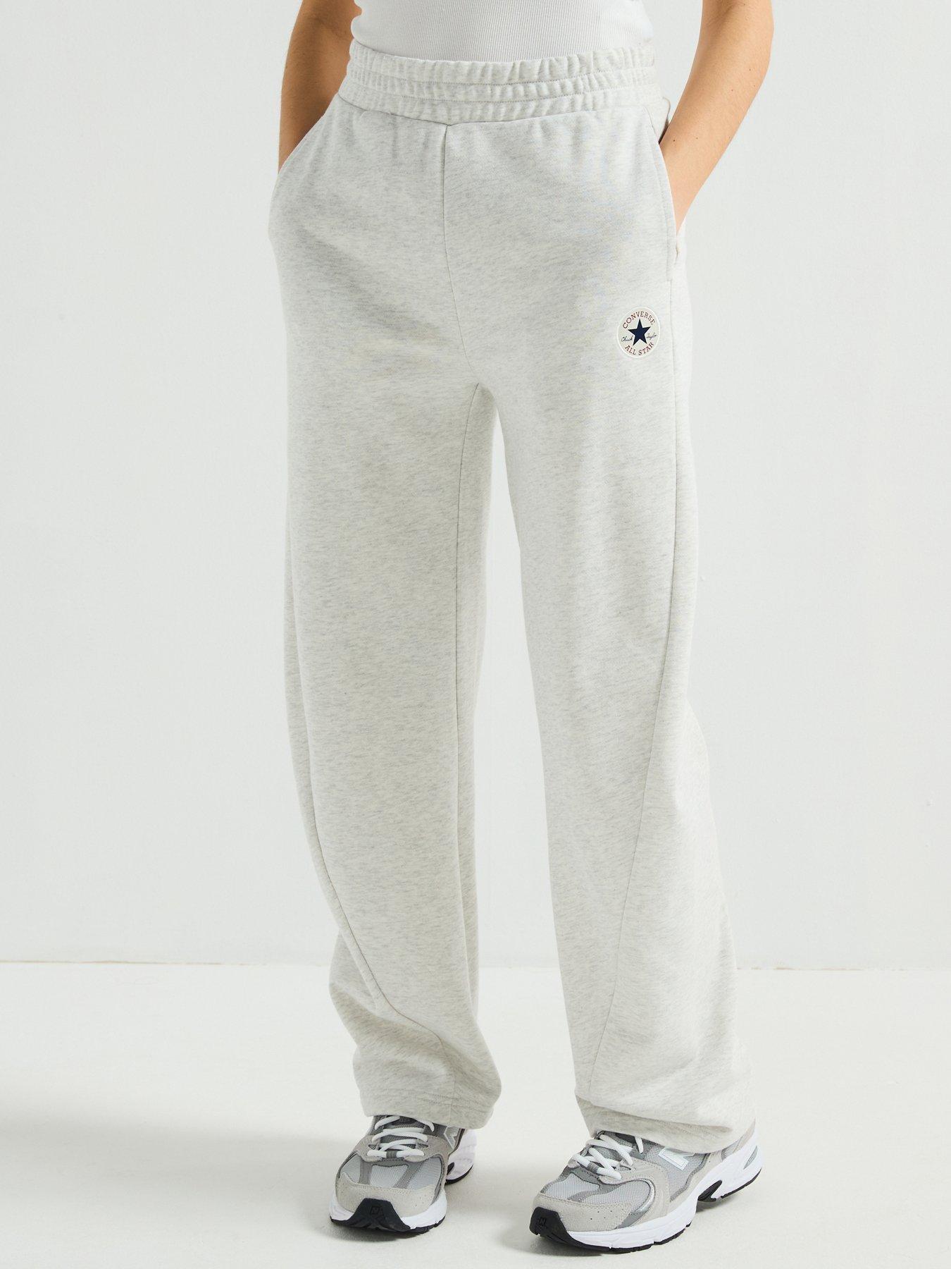 Converse Womens Retro Chuck Barrel Knit Pants - Light Retro Grey Heather