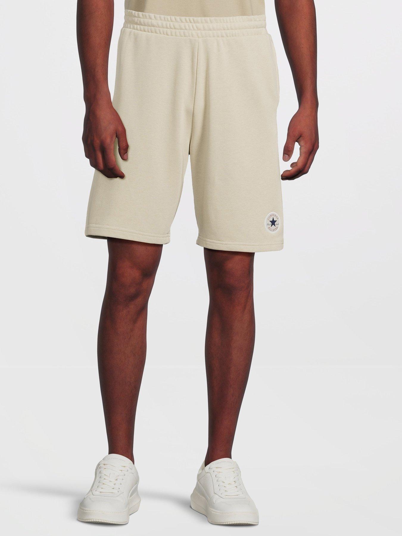 undefined Mens Go-to Chuck Taylor Patch 9-inch Shorts- Beige