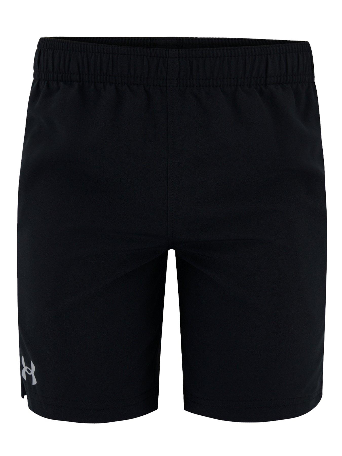 UNDER ARMOUR Kids Boys Woven Logo Short - Black