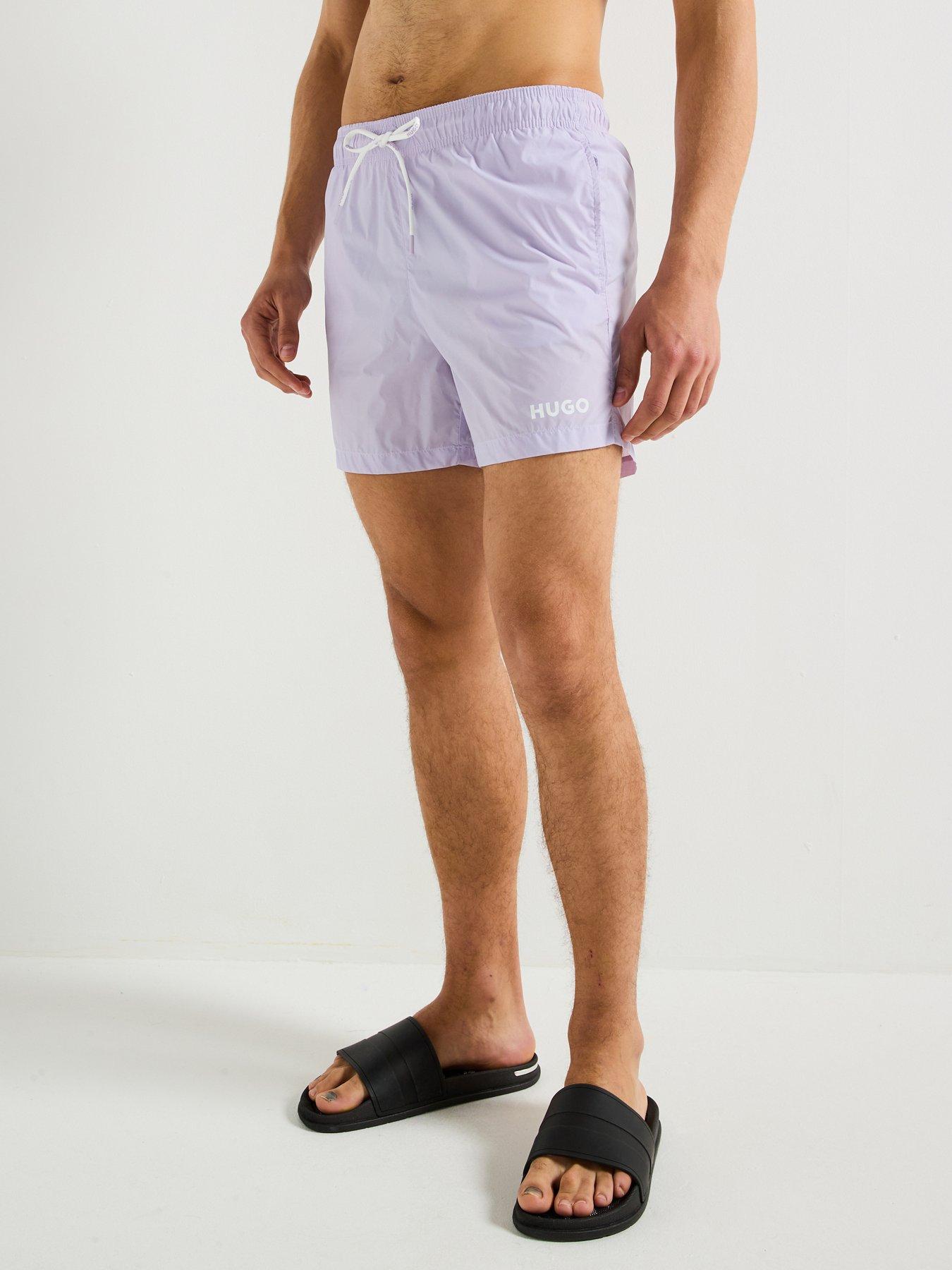 Image 1 of 5 of HUGO Haiti Swim Shorts - Light Purple
