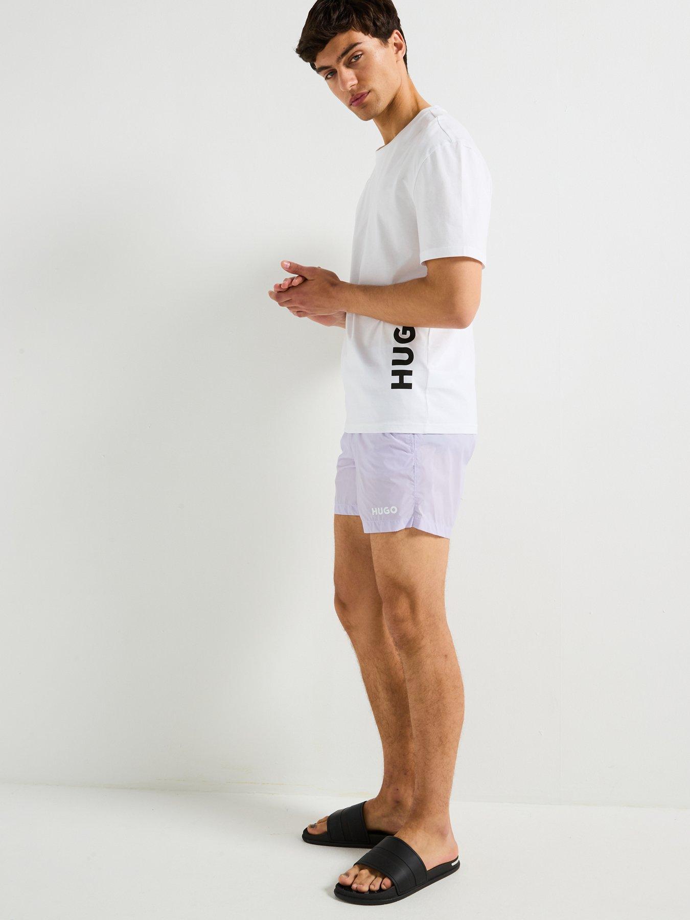 Image 3 of 5 of HUGO Haiti Swim Shorts - Light Purple