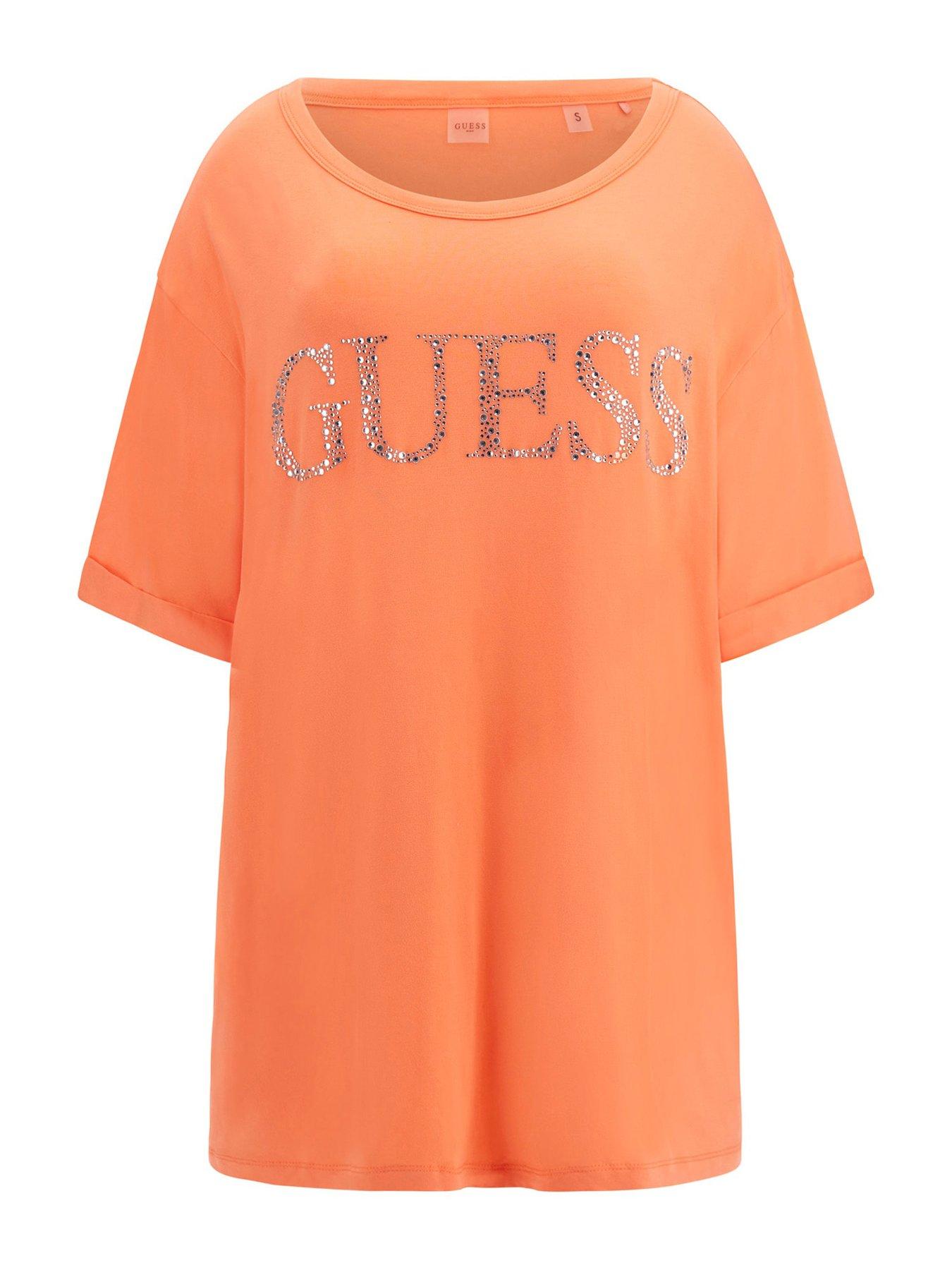 Guess Guess Logo Long Ss Tee