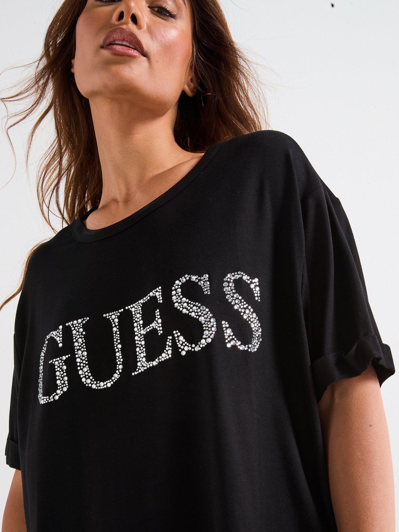 guess-embellished-logo-short-sleeve-t-shirt-blackdetail