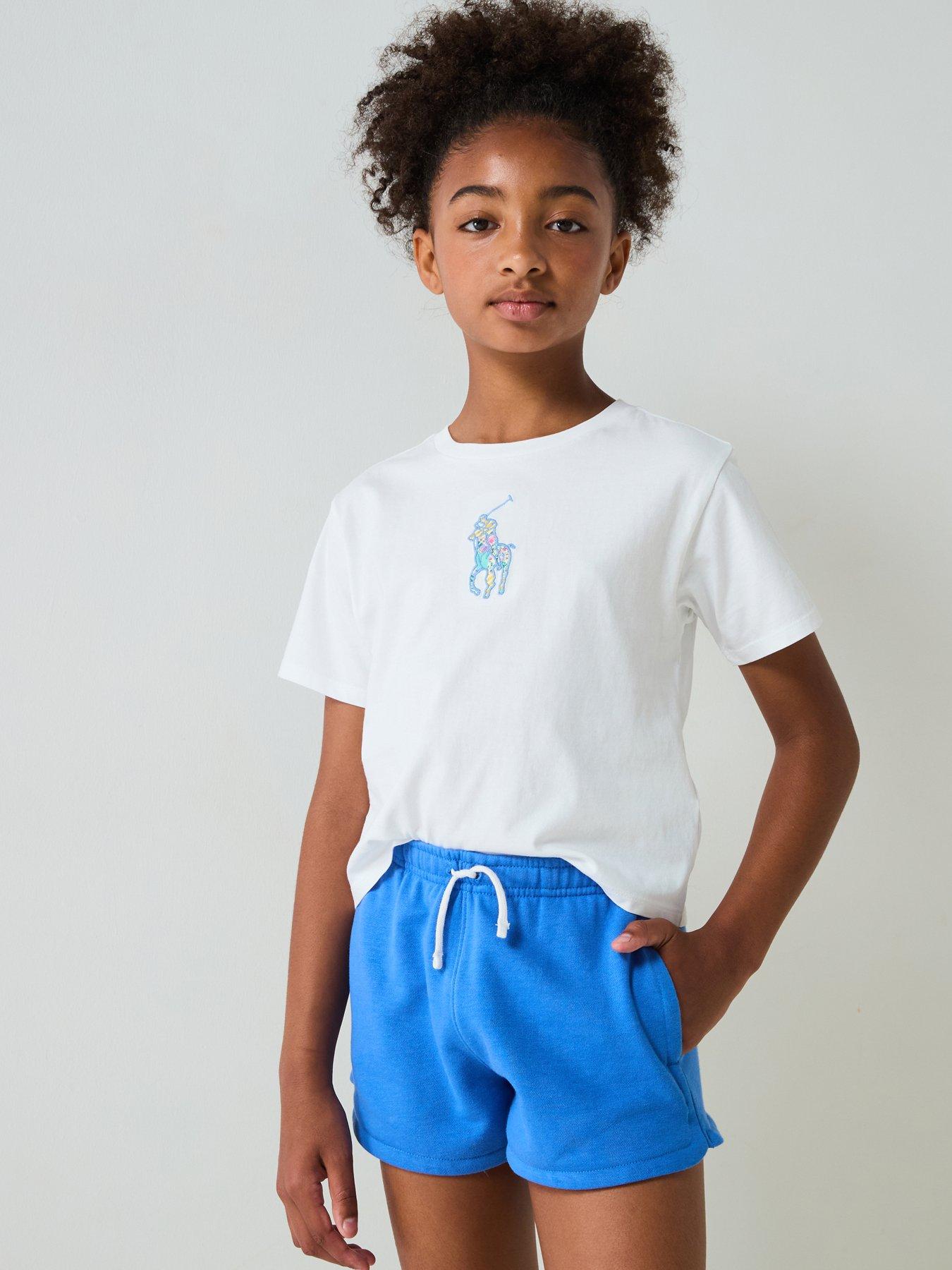 Polo Ralph Lauren Girls Large Pony Short Sleeve T-Shirt - White