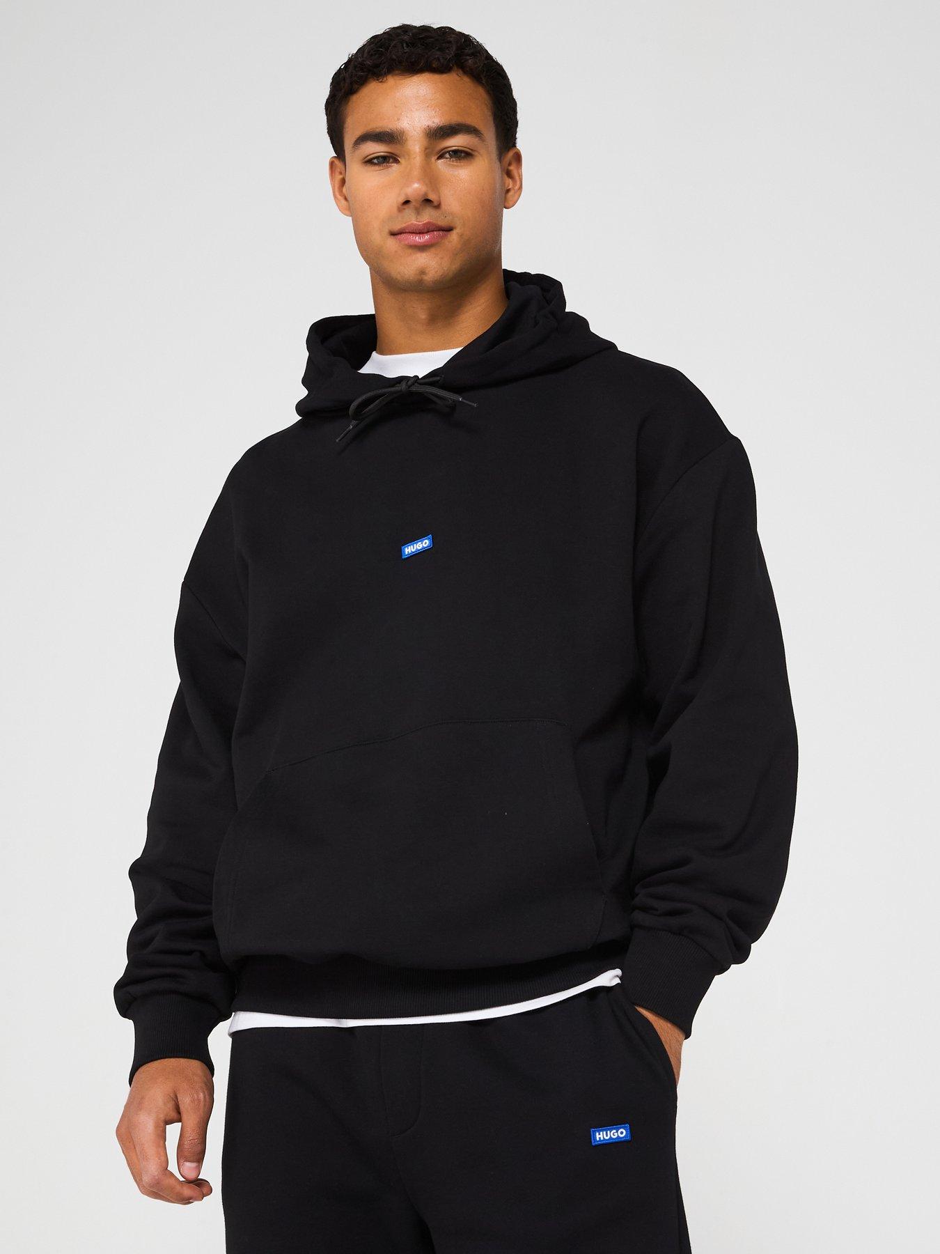 undefined Blue Nalonsonap Tab Logo Overhead Jersey Tracksuit - Black