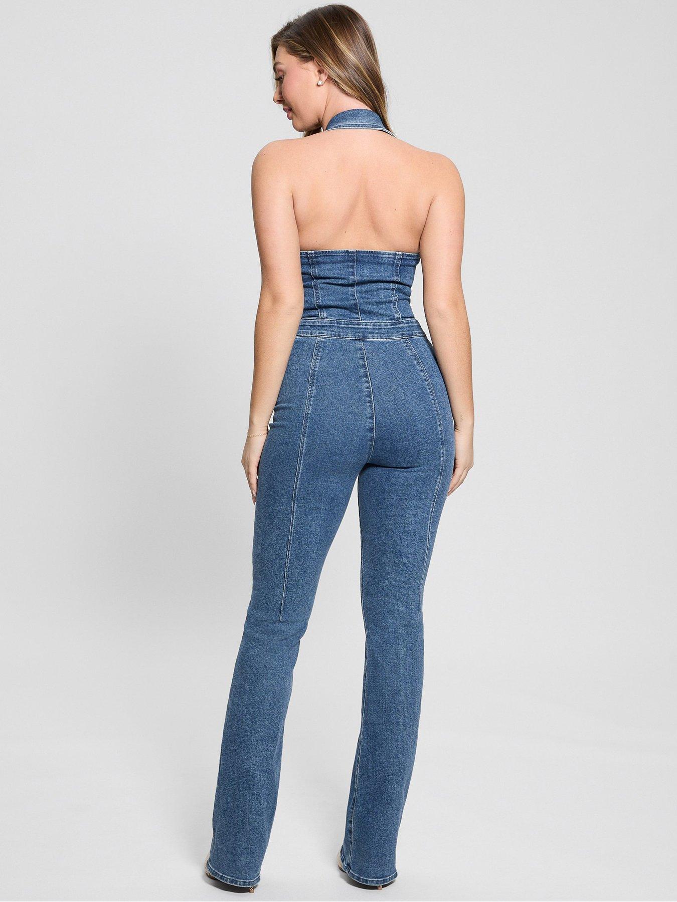 guess-mia-halterneck-denim-jumpsuit-bluestillFront