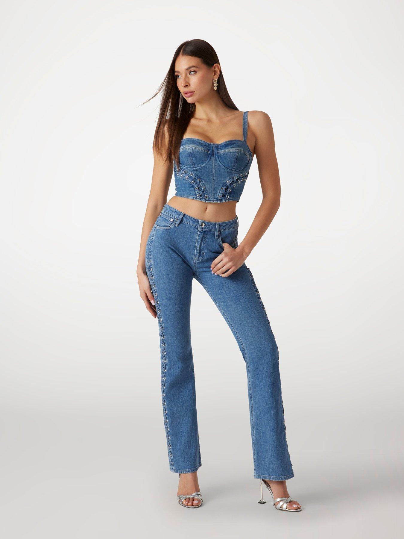 guess-sexy-flare-lace-up-jeans-bluedetail