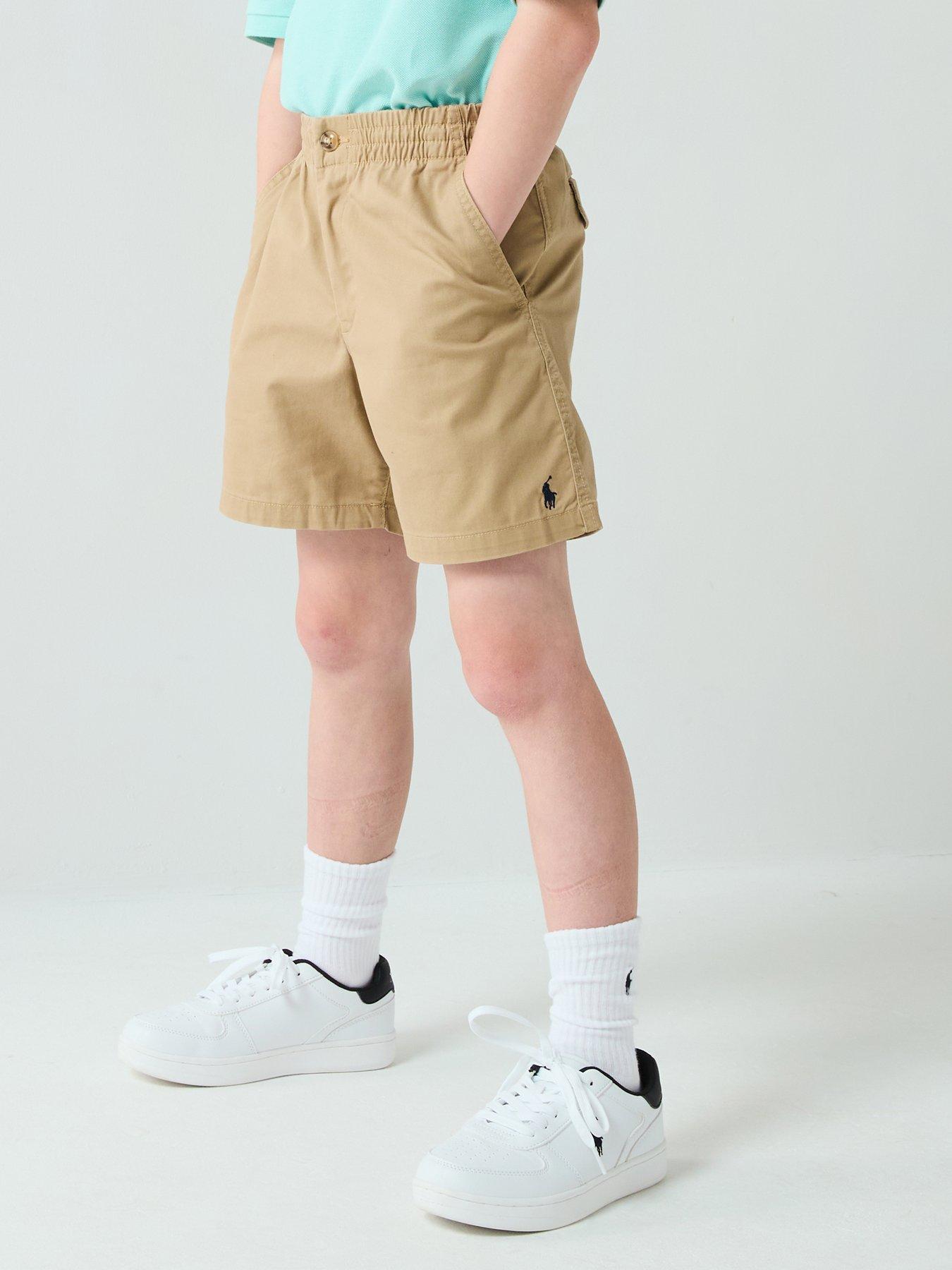 Image 1 of 4 of Polo Ralph Lauren Boys Prepster Shorts - Beige