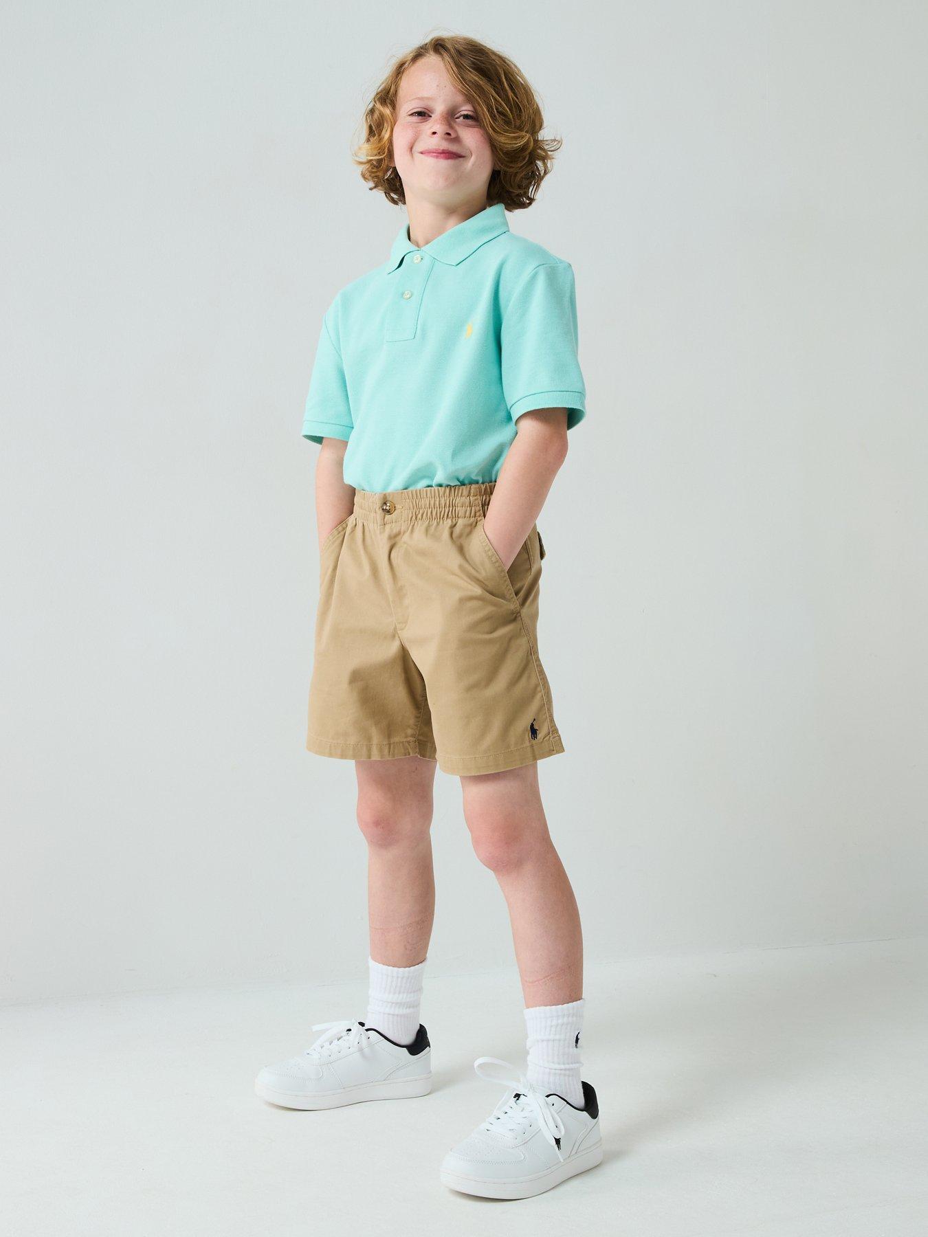 Image 2 of 4 of Polo Ralph Lauren Boys Prepster Shorts - Beige
