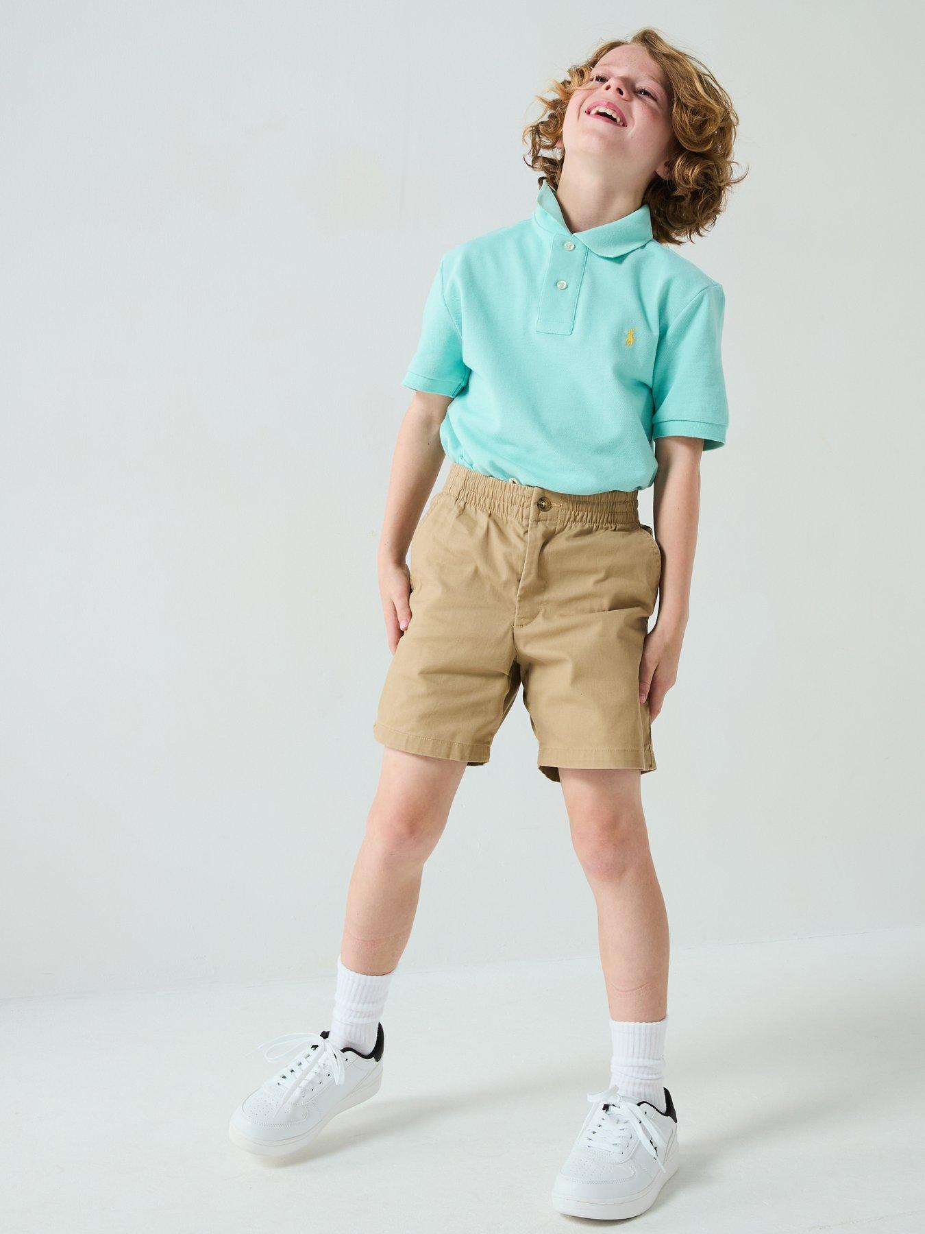 Image 3 of 4 of Polo Ralph Lauren Boys Prepster Shorts - Beige