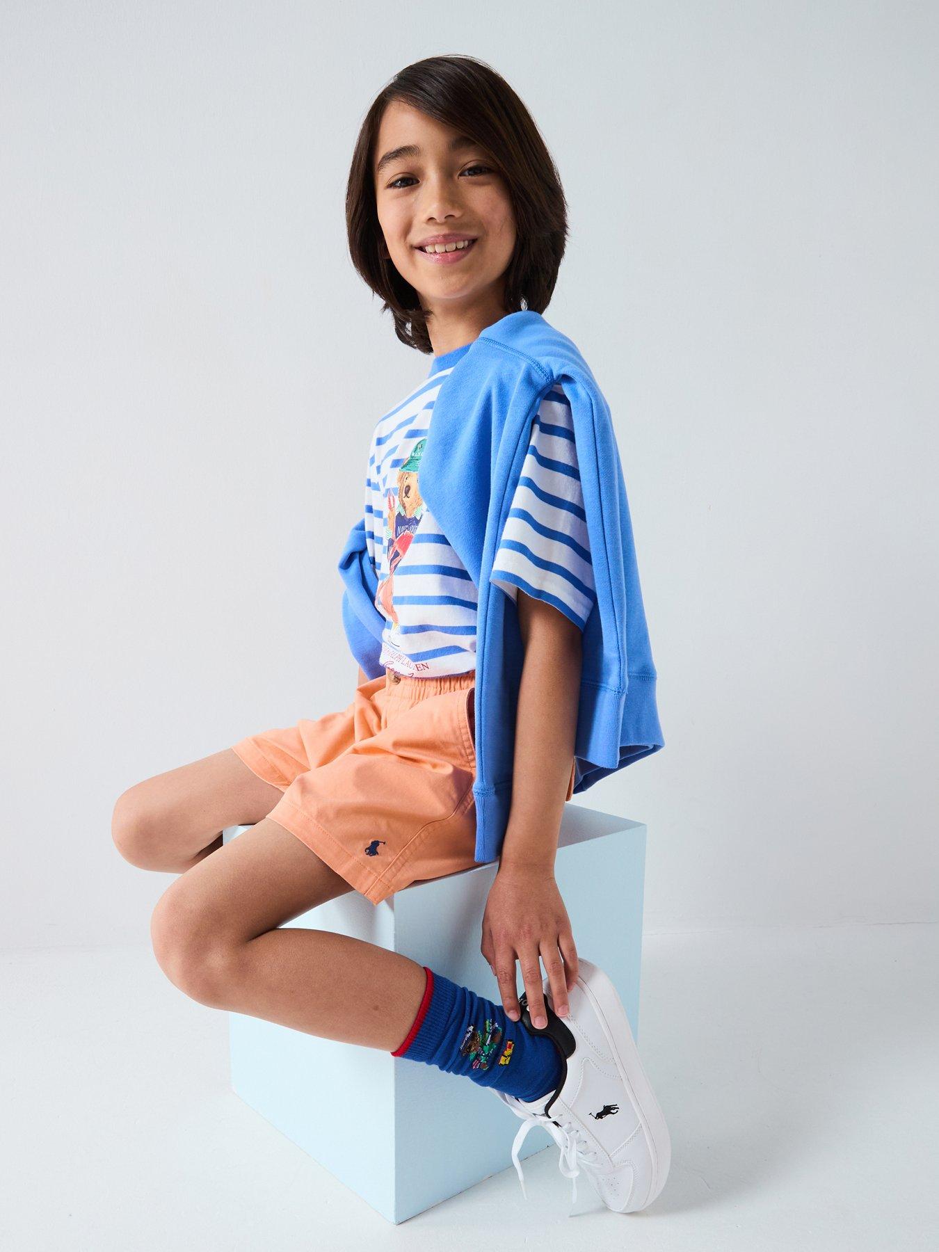 Image 1 of 4 of Polo Ralph Lauren Boys Prepster Shorts - Orange