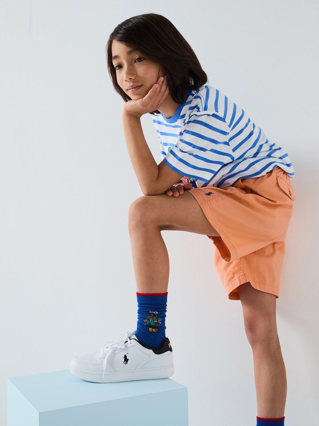 Image 4 of 4 of Polo Ralph Lauren Boys Prepster Shorts - Orange