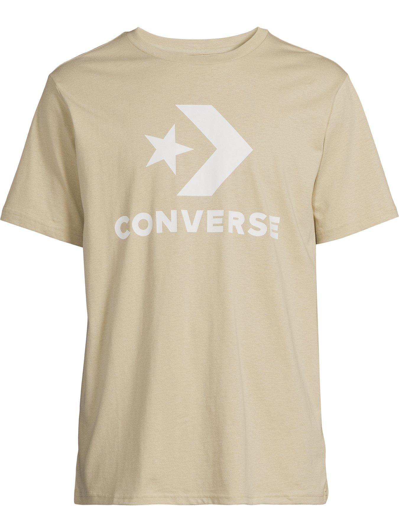 Image 5 of 5 of Converse Unisex Go-To Star Chevron Logo Standard Fit T-Shirt - Pale Surplus