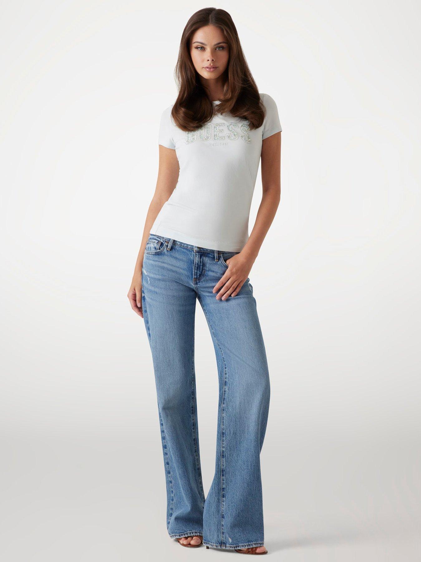 guess-crewneck-short-sleeve-logo-lace-tee-blueback