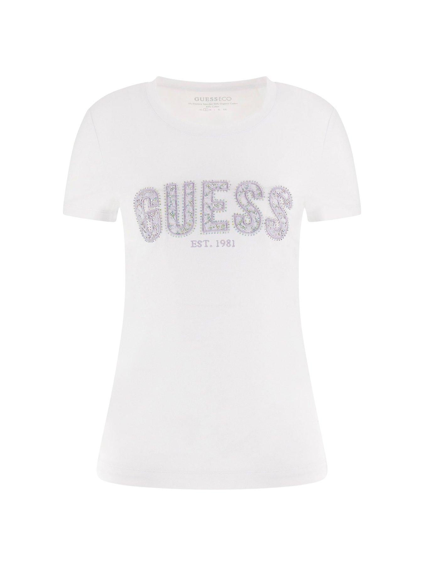 guess-short-sleeve-logo-tee-whiteoutfit