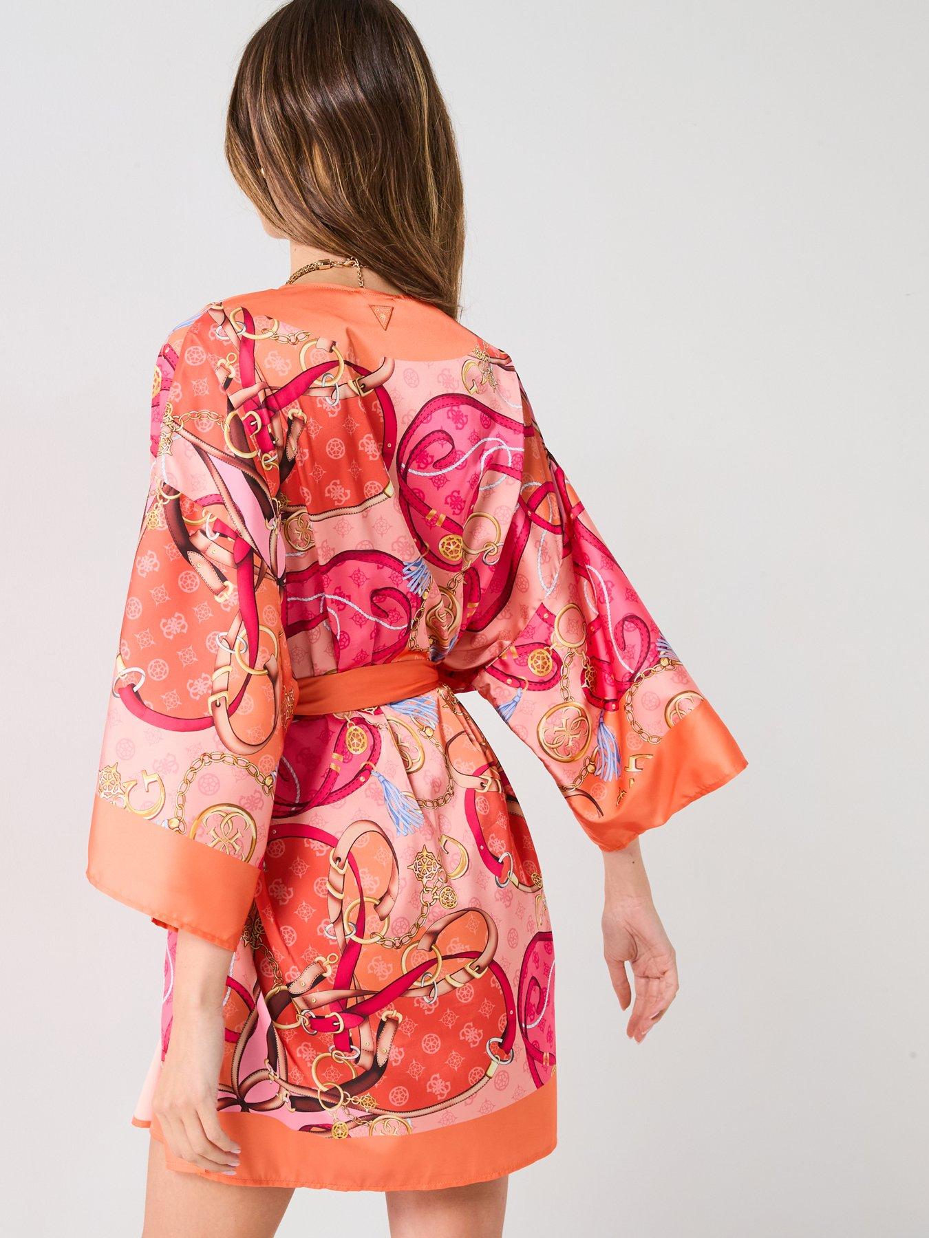 guess-belted-kimono-orangestillFront