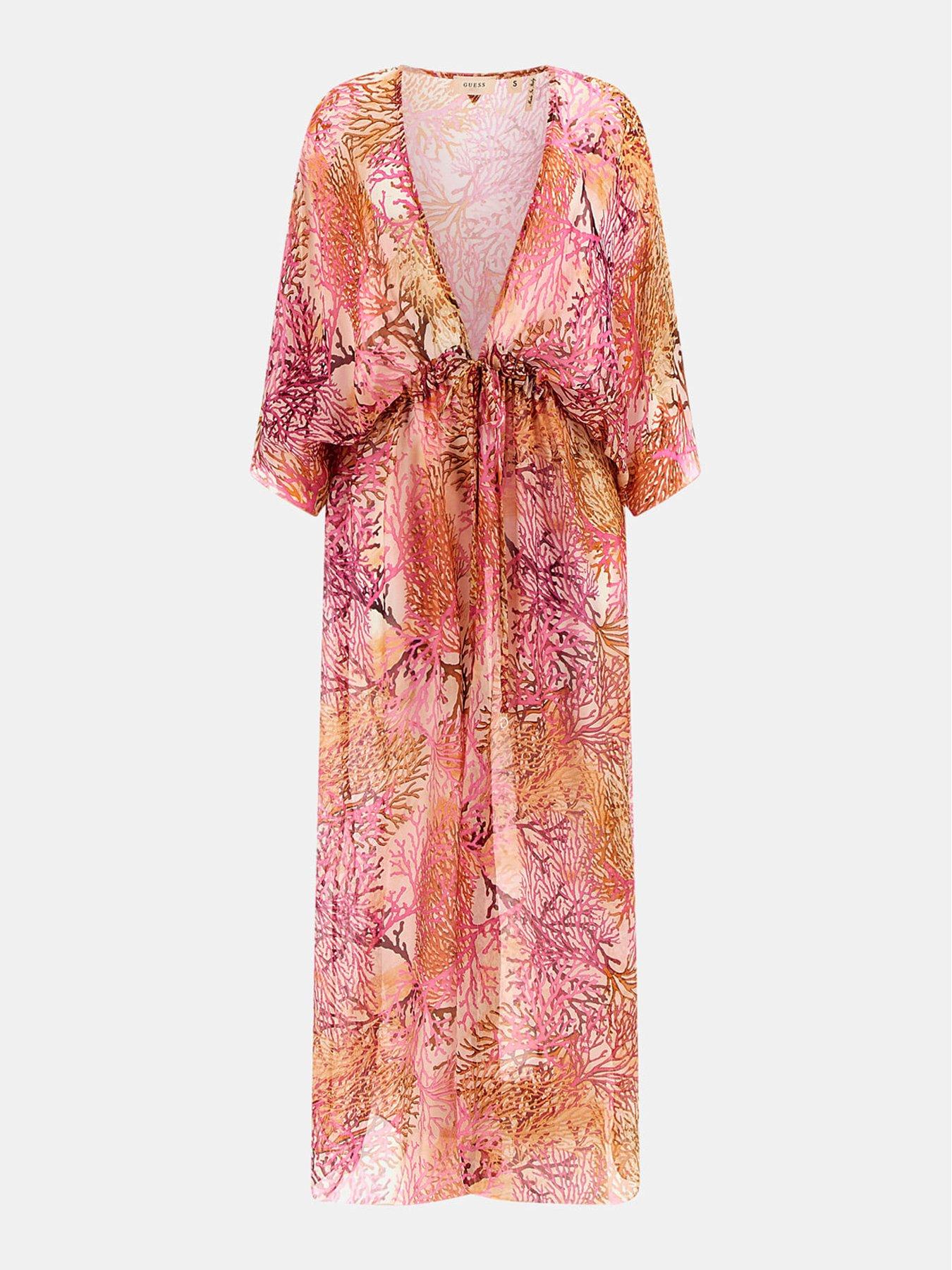 Image 4 of 5 of Guess Long Kimono - Pink