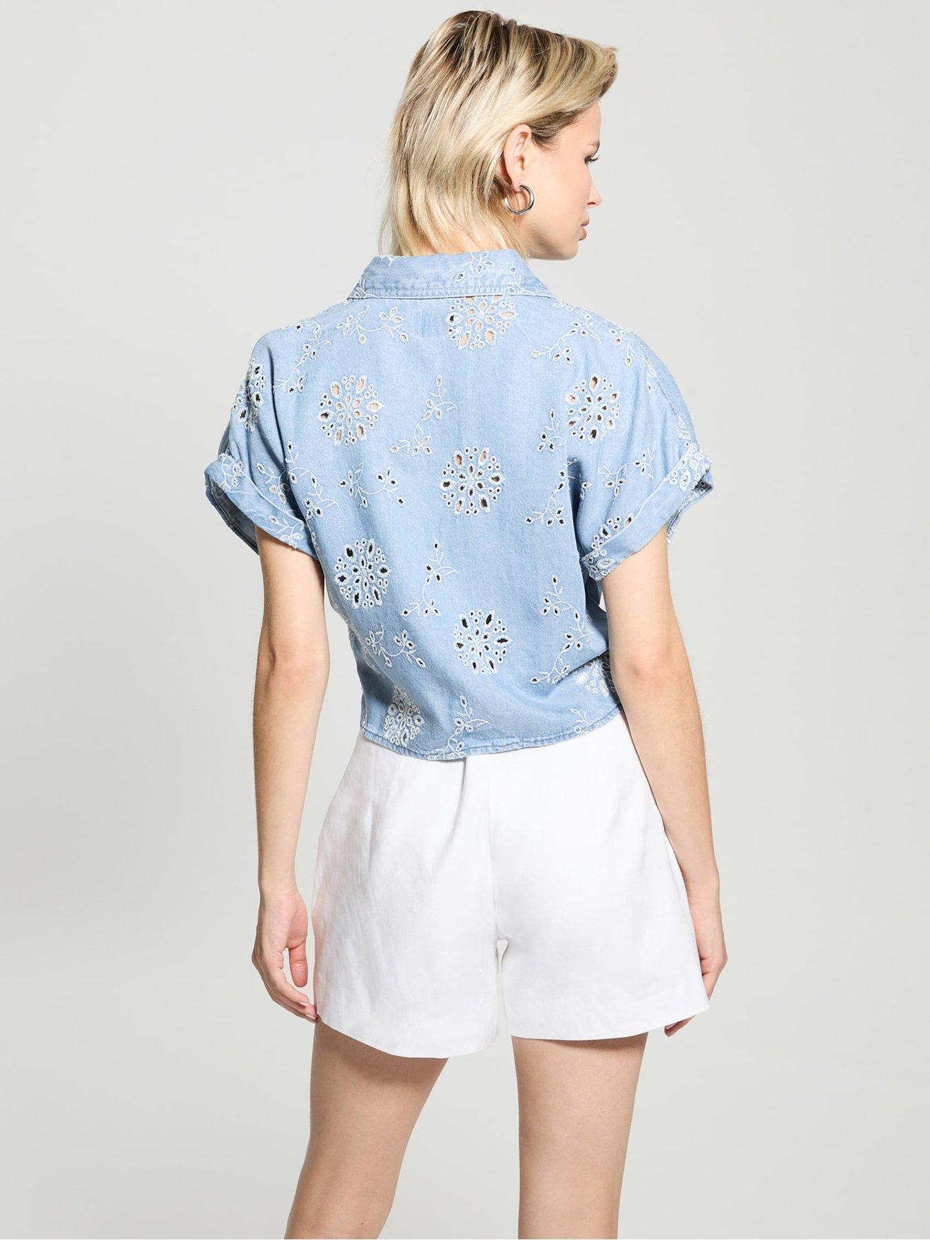 Image 3 of 5 of Guess Brigitte Shirt - Blue