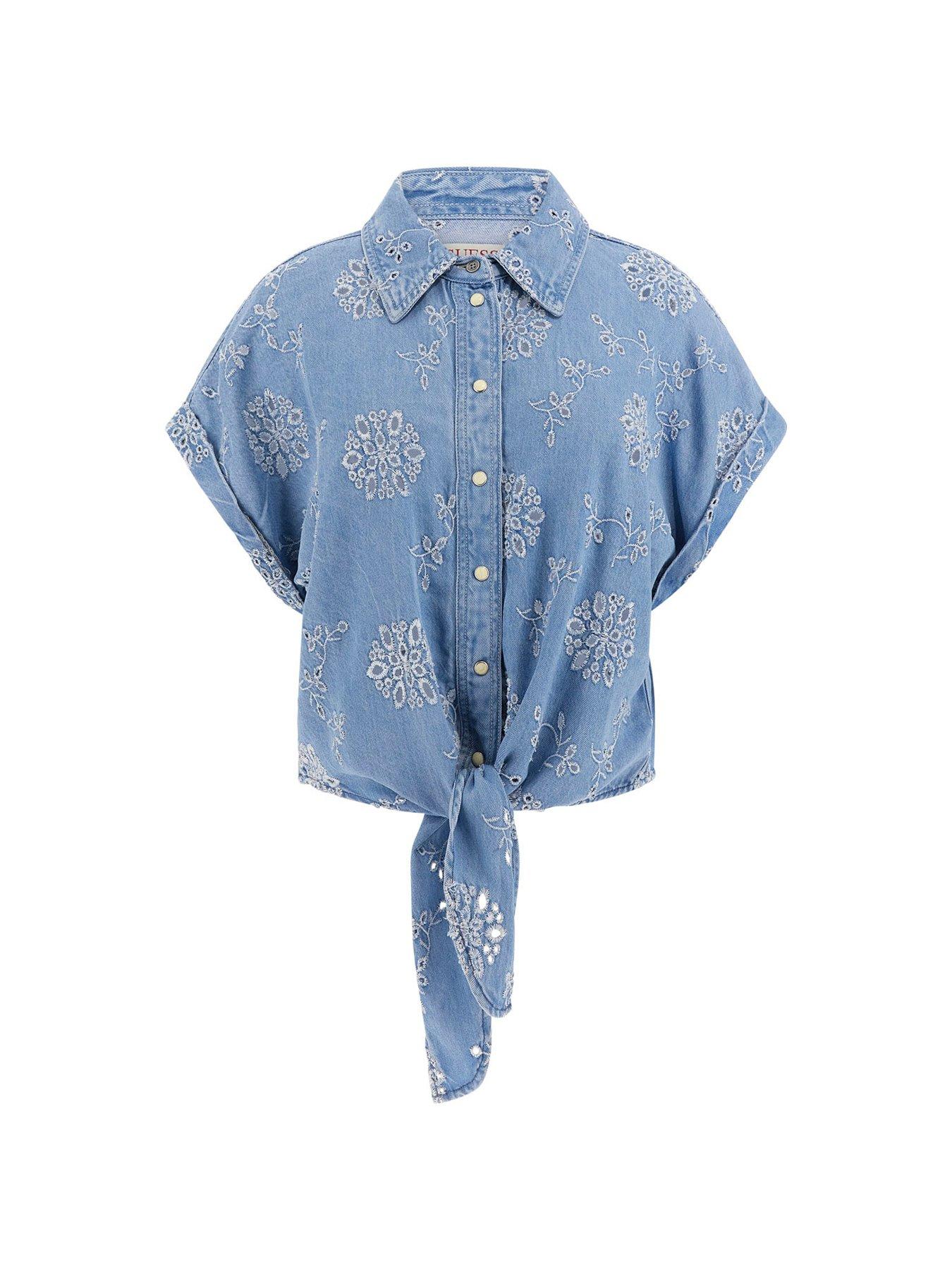 Image 4 of 5 of Guess Brigitte Shirt - Blue