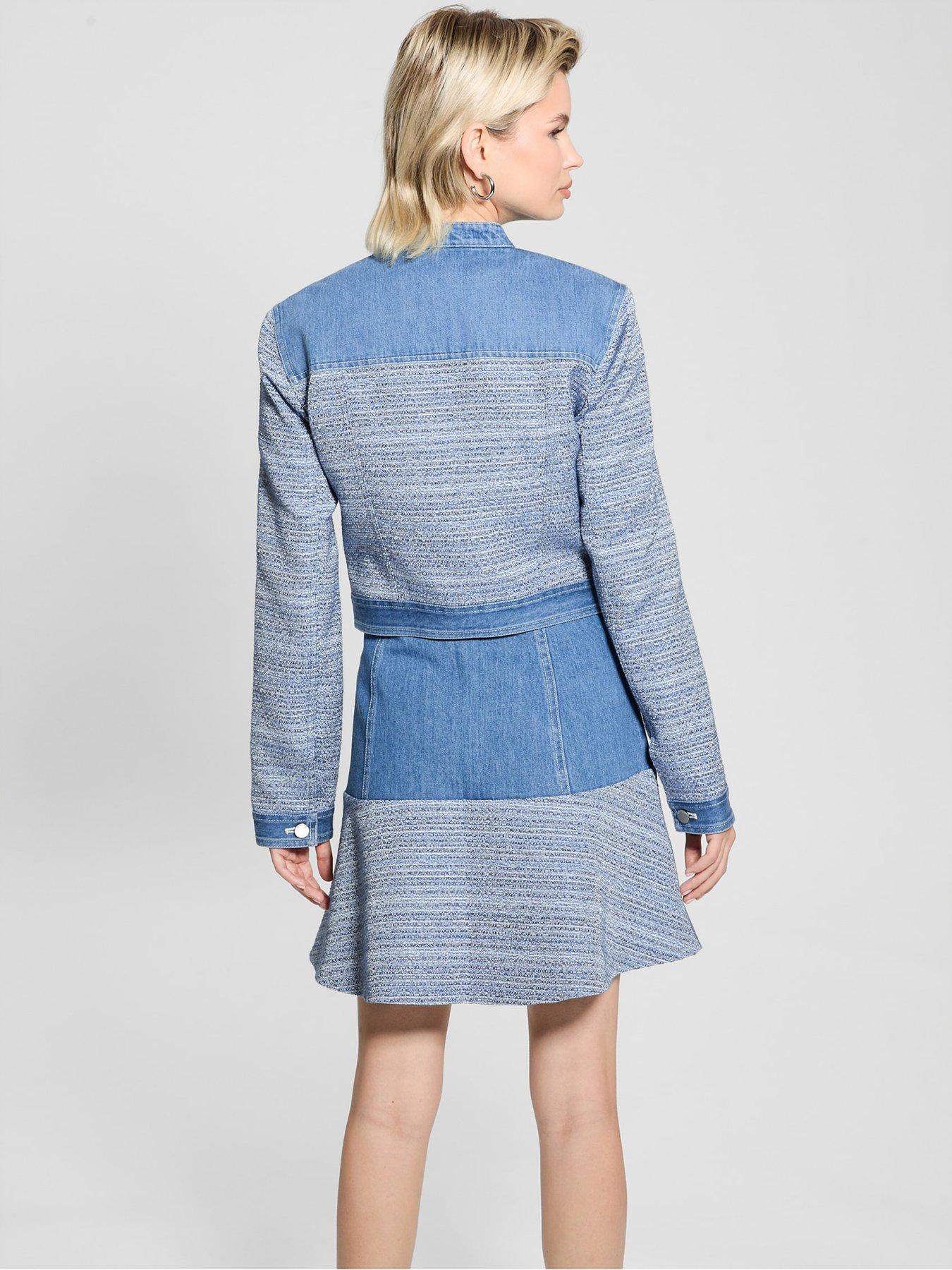 guess-elsie-tweed-mix-denim-jacket-blueback