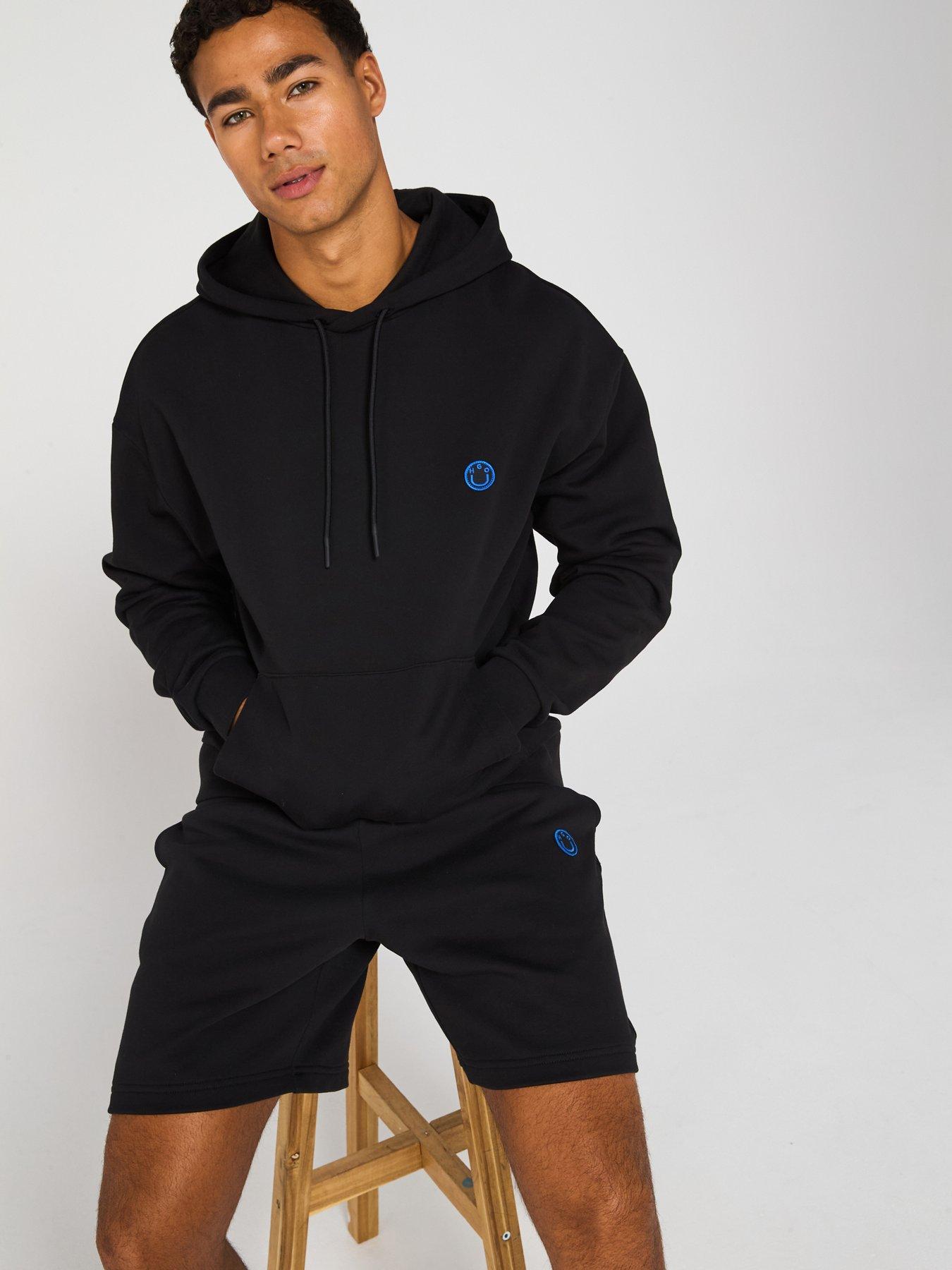 Image 1 of 5 of HUGO Blue Nottyo Overhead Hoodie- Black