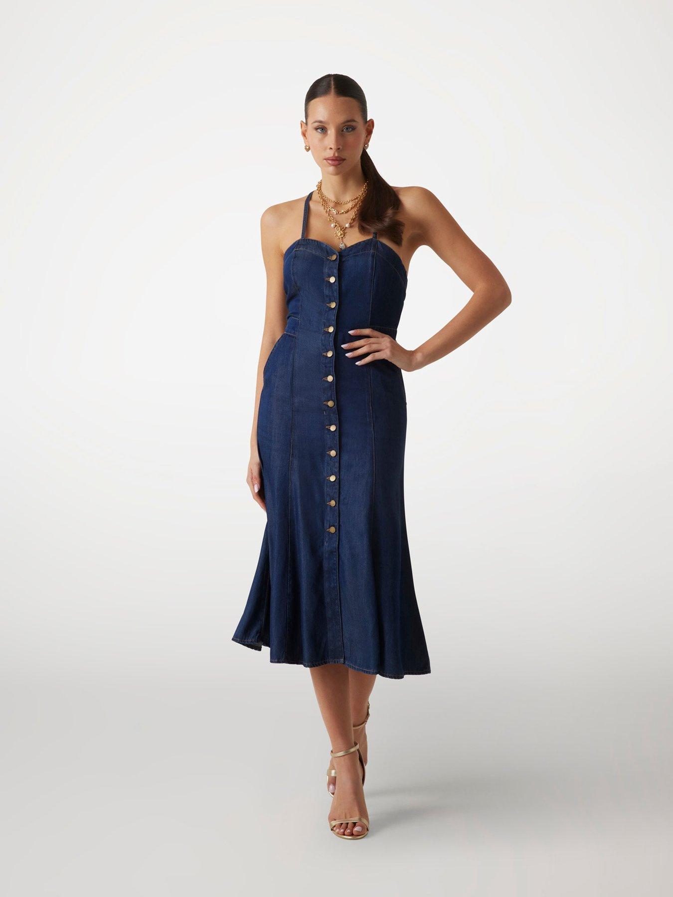 undefined Edna Dress - Blue