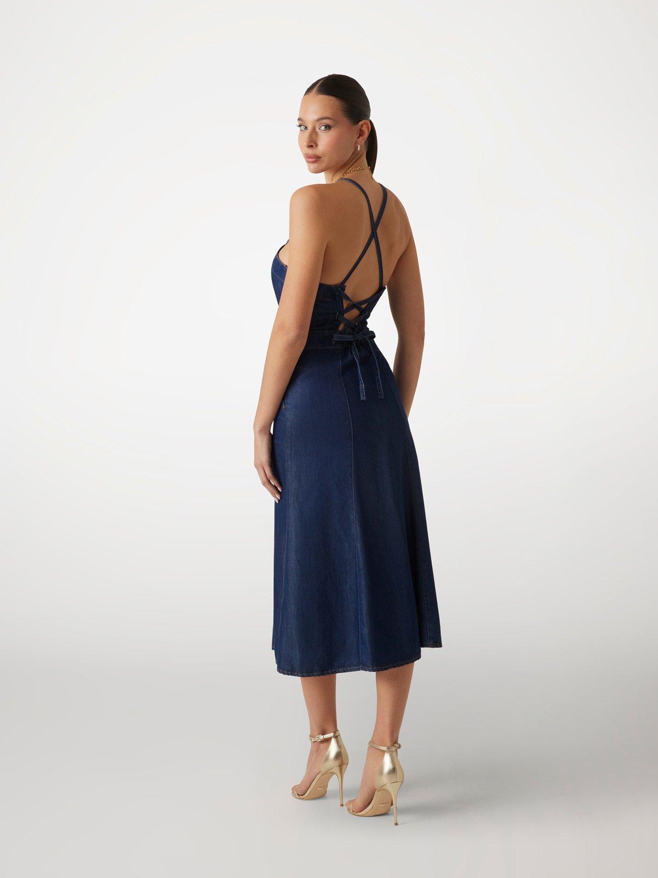 Image 4 of 5 of Guess Edna Dress - Blue