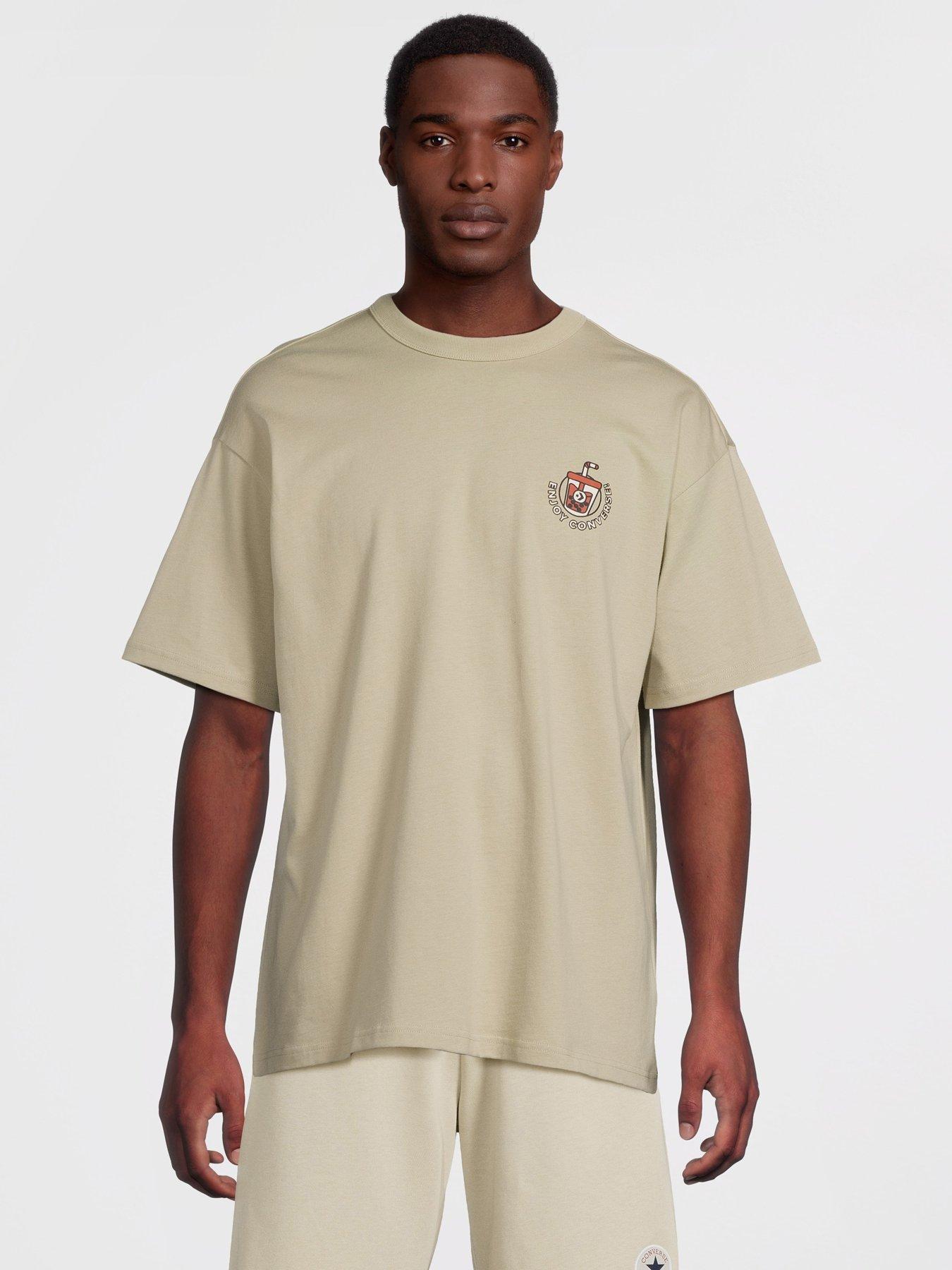 Converse Men's Boba Tea T-Shirt - Khaki
