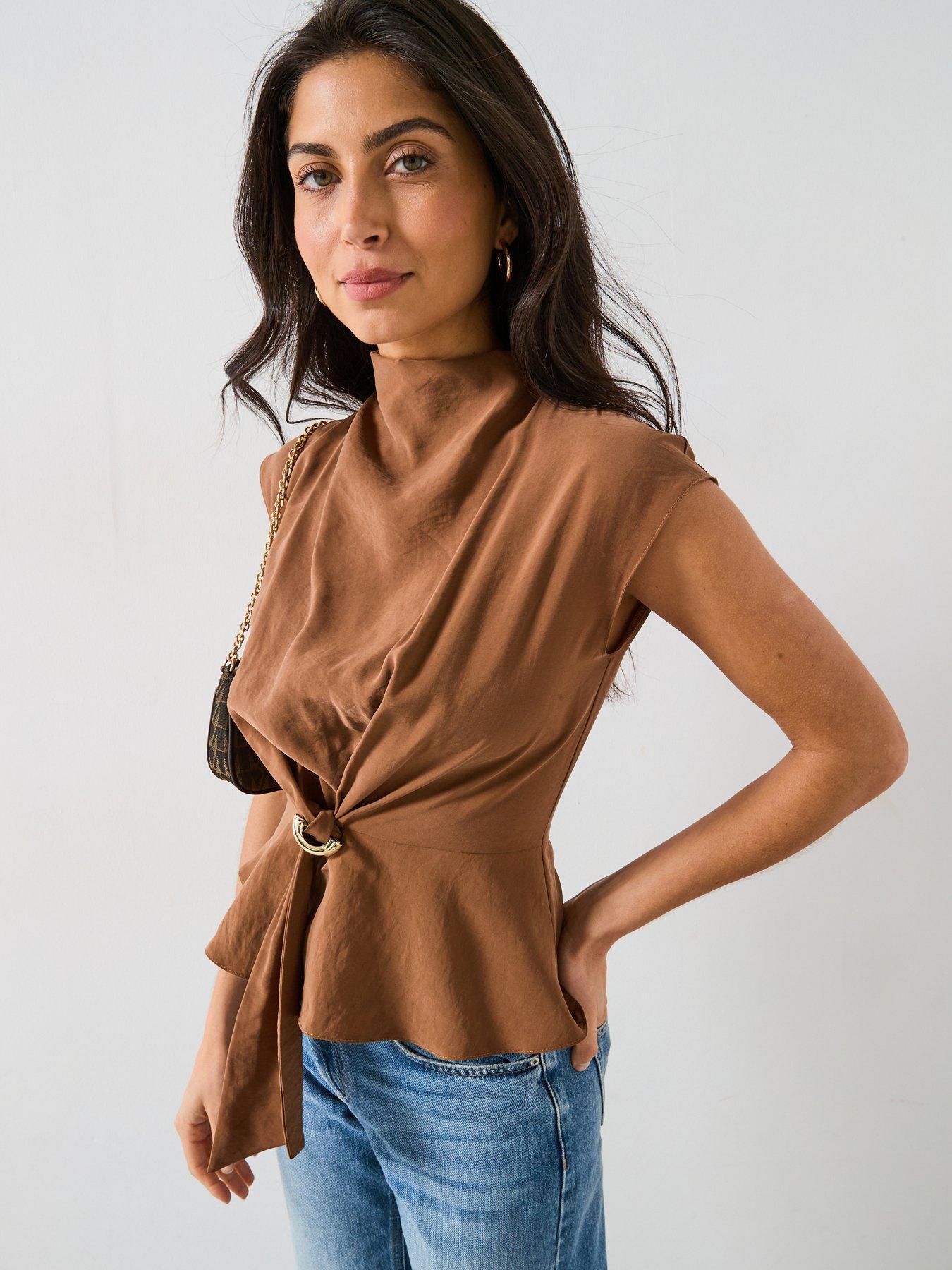 v-by-very-draped-cap-sleeve-top-neutral-brownoutfit