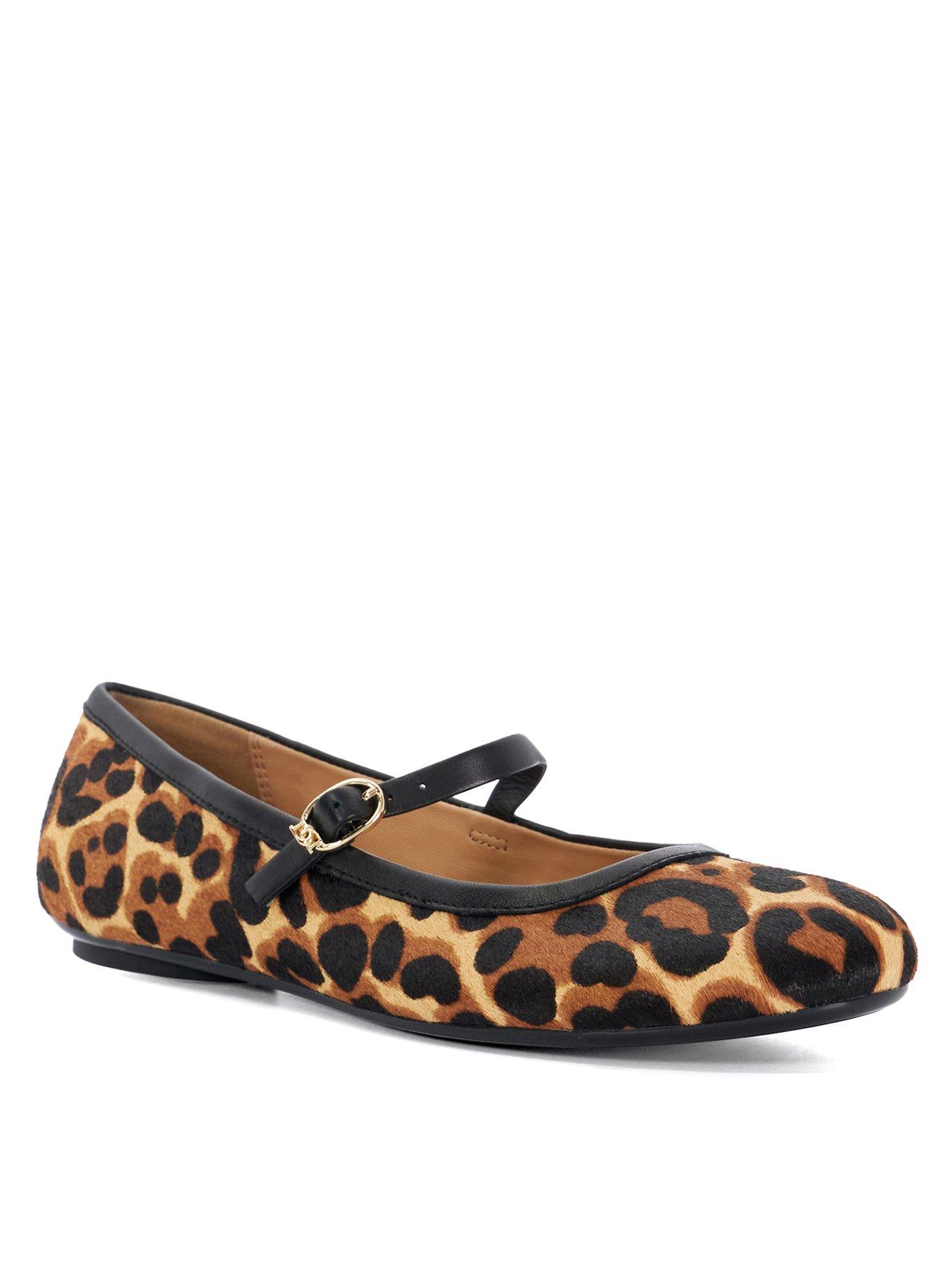 dune-london-heida-leather-ballerina-leopardstillFront