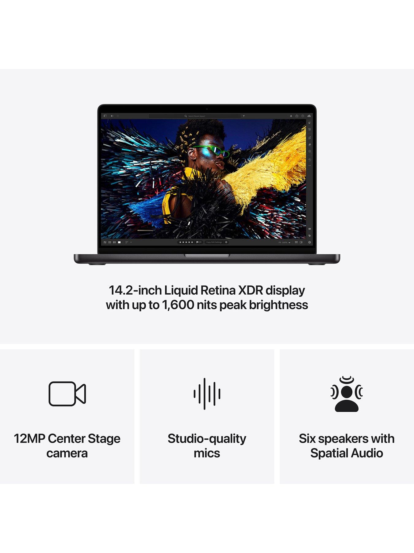 Image 5 of 7 of Apple MacBook Pro (M4, 2024) 14 inch with 10-core CPU and 10-core GPU, 16GB Unified Memory, 512GB SSD - Space Black