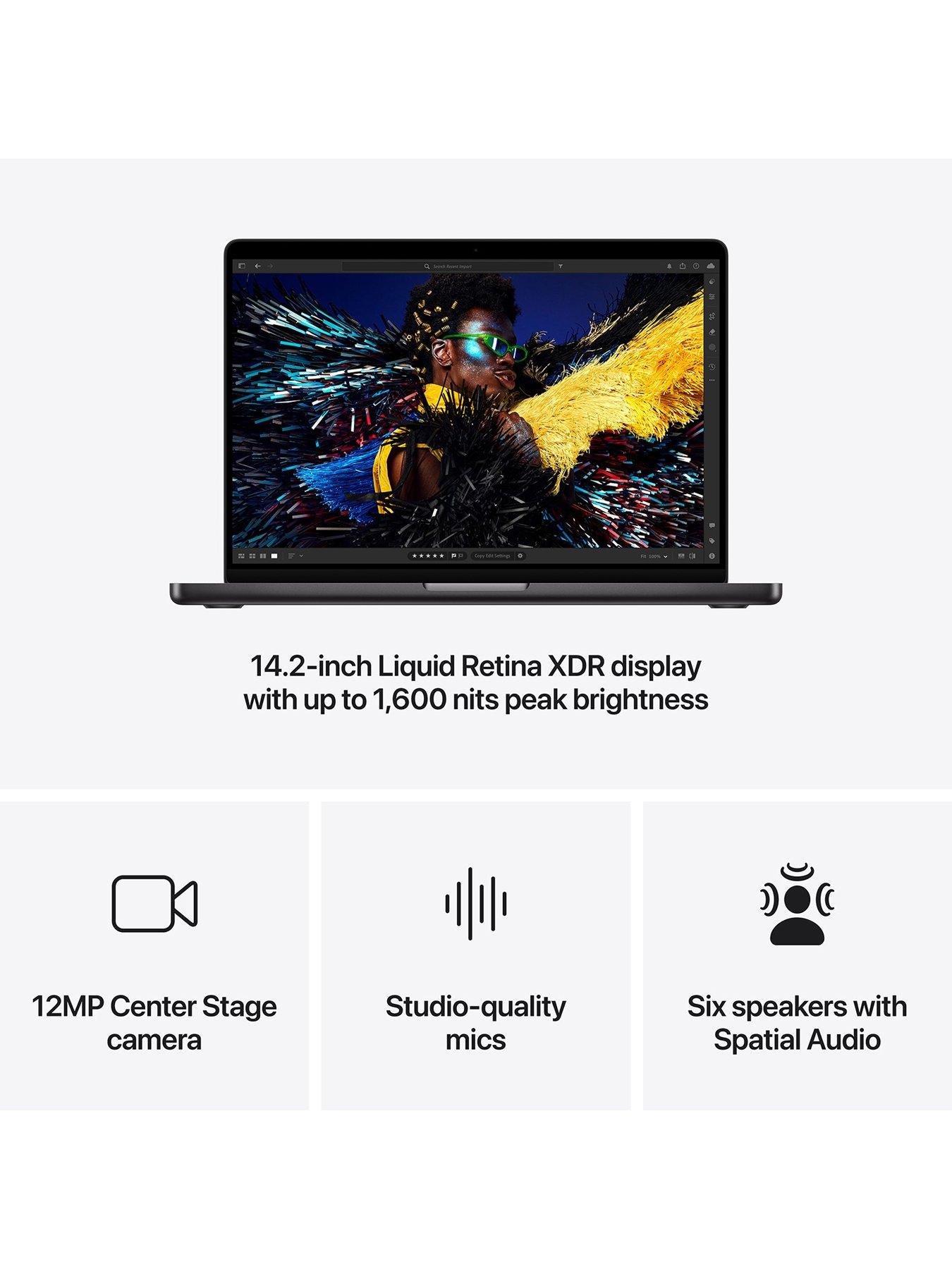 Image 6 of 8 of Apple MacBook Pro (M4, 2024) 14 inch with 10-core CPU and 10-core GPU, 16GB Unified Memory, 1TB SSD - Space Black