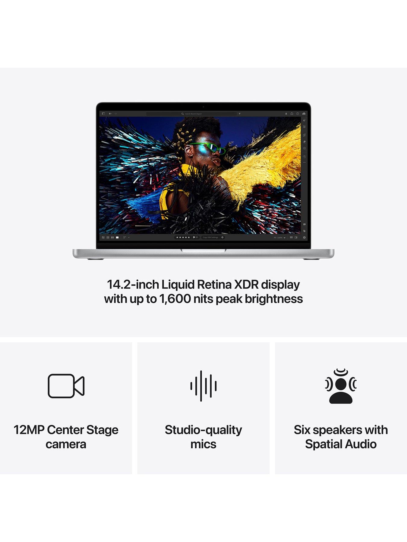 Image 6 of 8 of Apple MacBook Pro (M4 Pro, 2024) 14 inch with 14-core CPU and 20-core GPU, 24GB Unified Memory, 1TB SSD - Silver