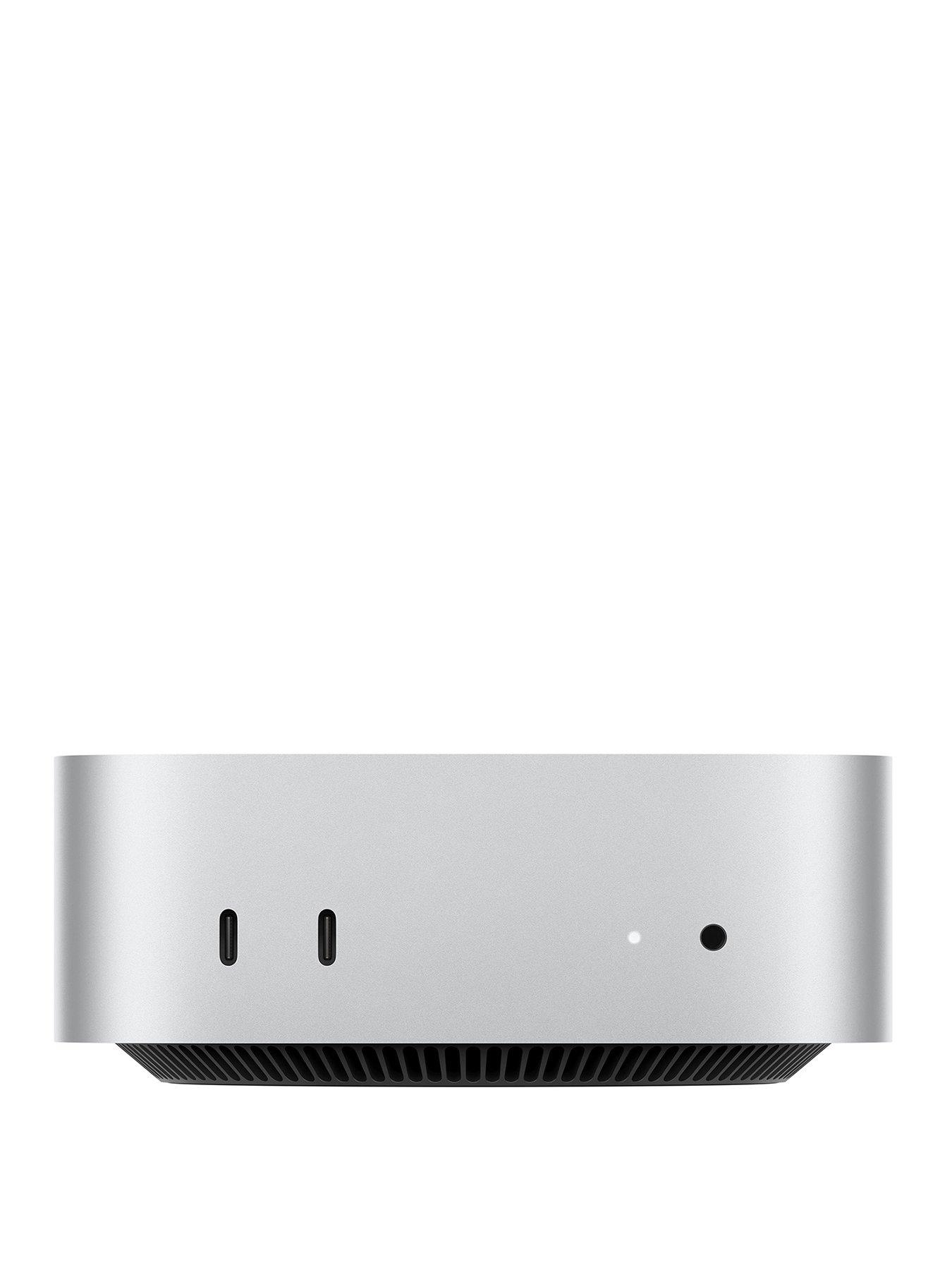 Image of Apple Mac mini (M4, 2024) with 10-core CPU and 10-core GPU, 24GB, 512GB SSD - Silver