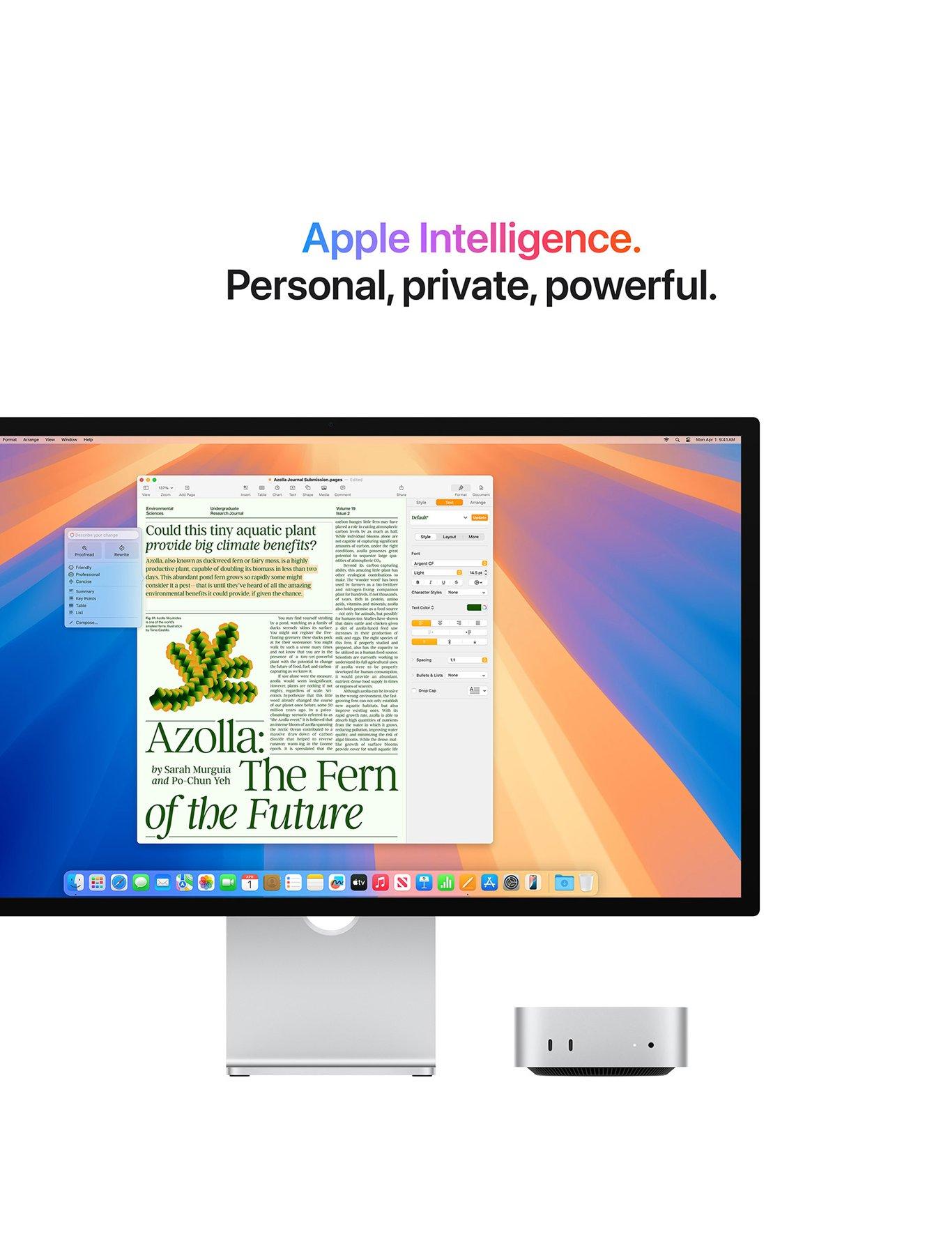 Image 4 of 7 of Apple Mac mini (M4, 2024) with 10-core CPU and 10-core GPU, 16GB, 256GB SSD - Silver