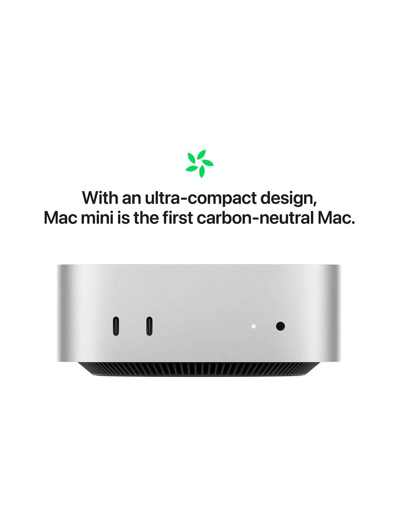 Image 5 of 7 of Apple Mac mini (M4, 2024) with 10-core CPU and 10-core GPU, 16GB, 256GB SSD - Silver