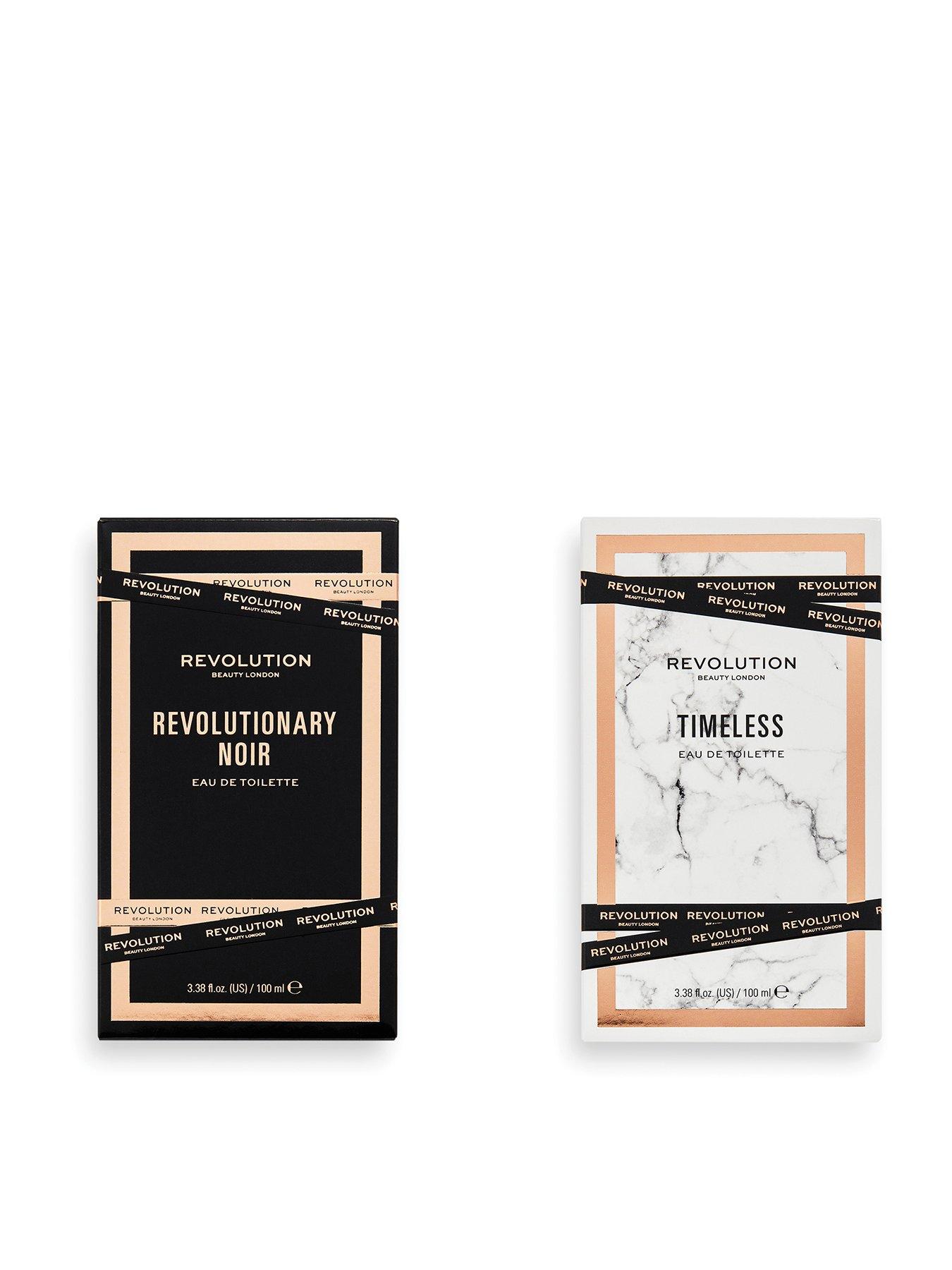 Image 1 of 2 of Revolution Beauty London Timeless EDT 100ml and Revolutionary Noir EDT 100ml Duo