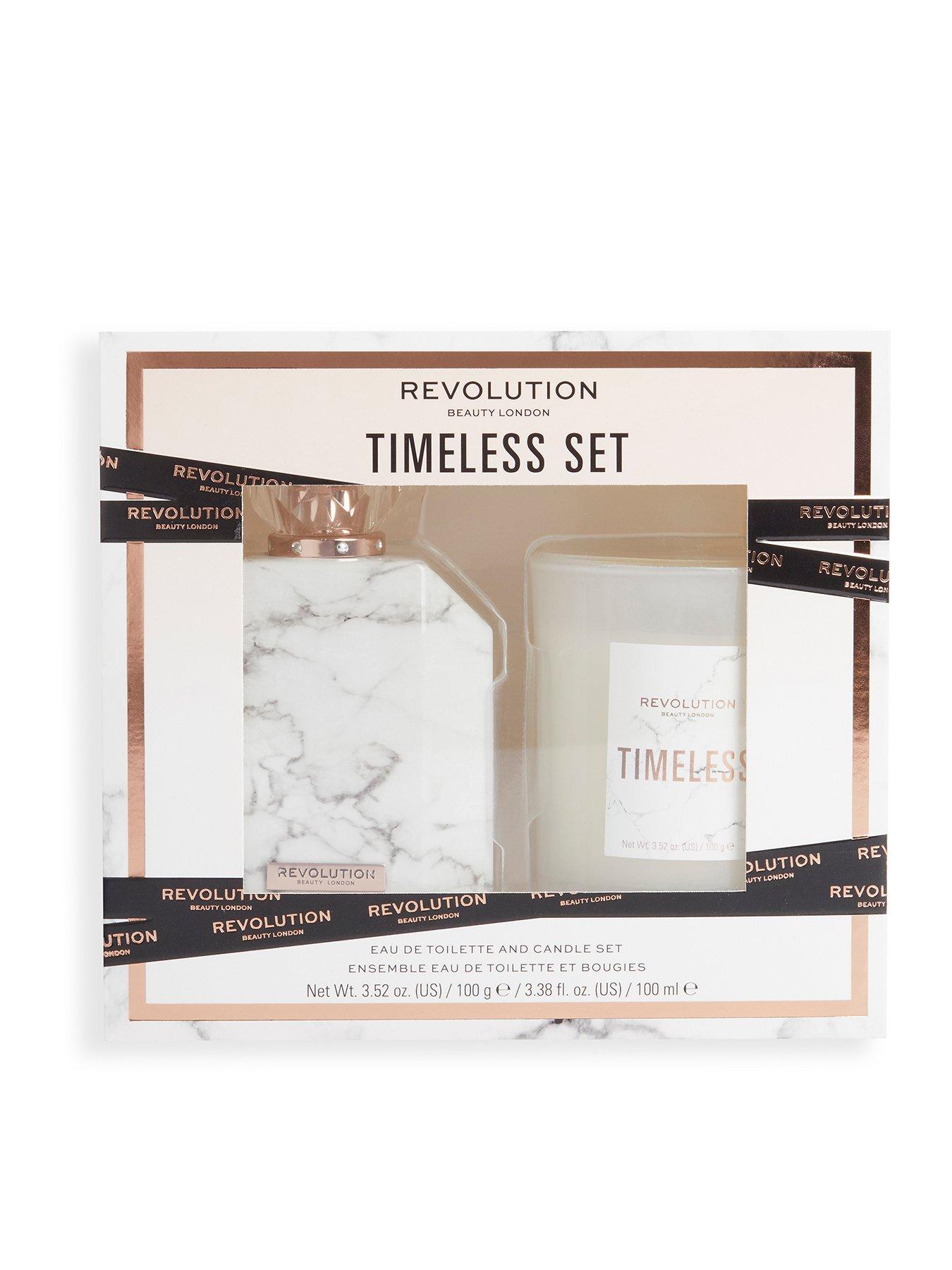 Image 1 of 2 of Revolution Beauty London Timeless EDT 100ml and Fragranced Candle Gift Set