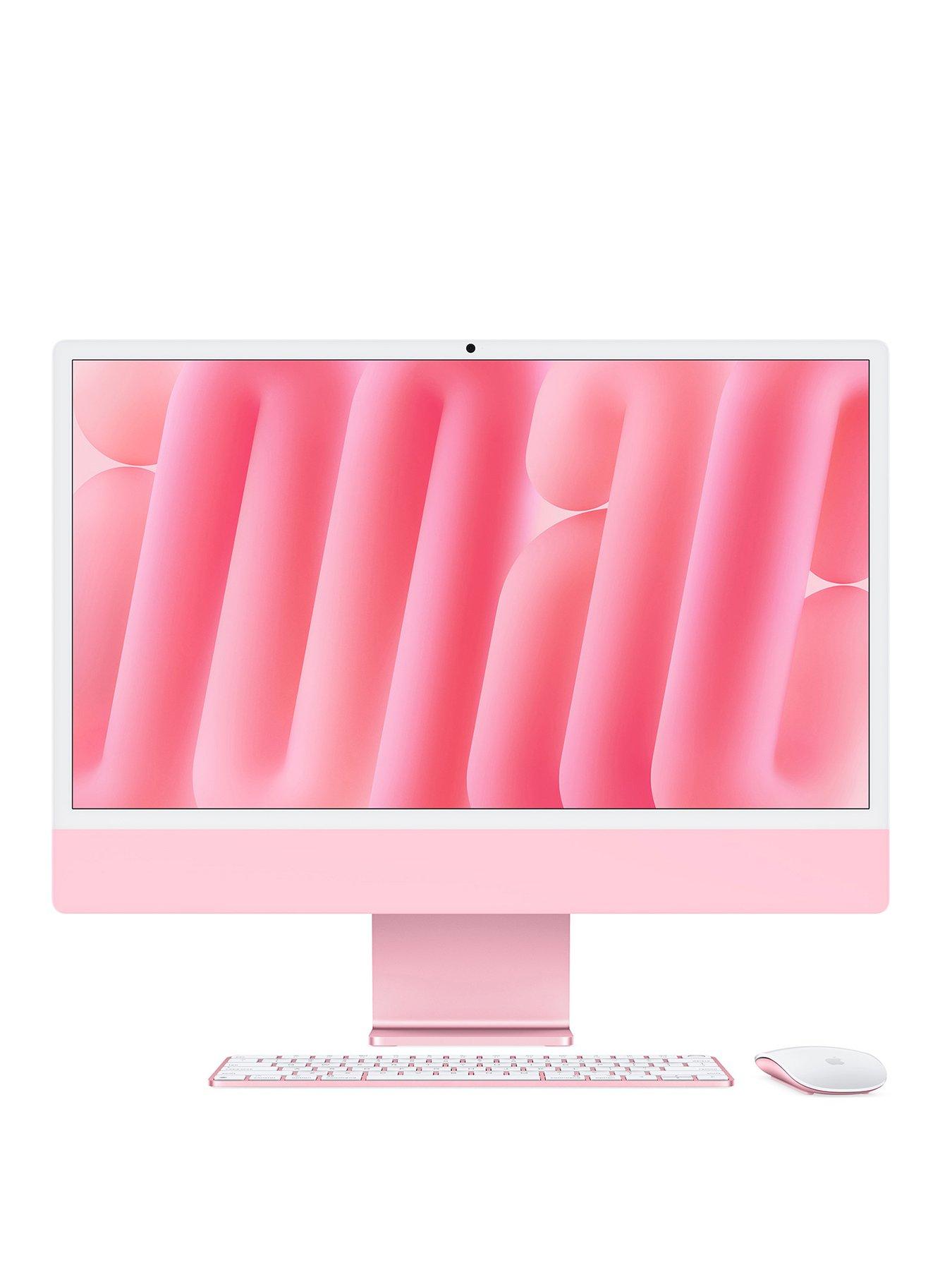 Image of Apple iMac (M4, 2024) 24 inch with Retina 4.5K display, 10-core CPU and 10-core GPU, 512GB SSD - Pink
