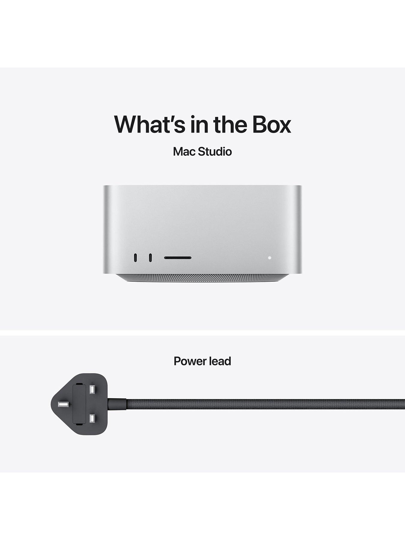 Image 7 of 7 of Apple Mac Studio (M3&nbsp;Ultra, 2025) with 28-core CPU, 60-core GPU, 96GB Unified Memory,&nbsp;1TB SSD - Silver