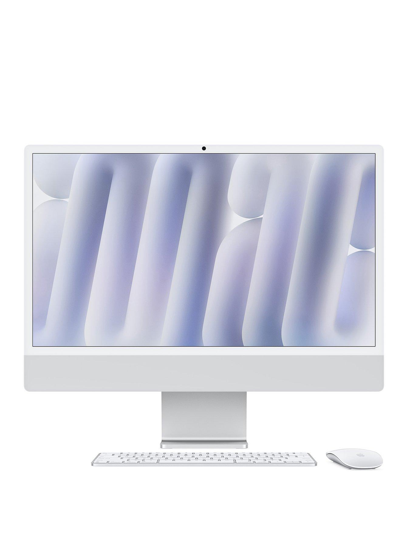 undefined iMac (M4, 2024) 24 inch with Retina 4.5K display, 8-core CPU and 8-core GPU, 256GB SSD - Silver