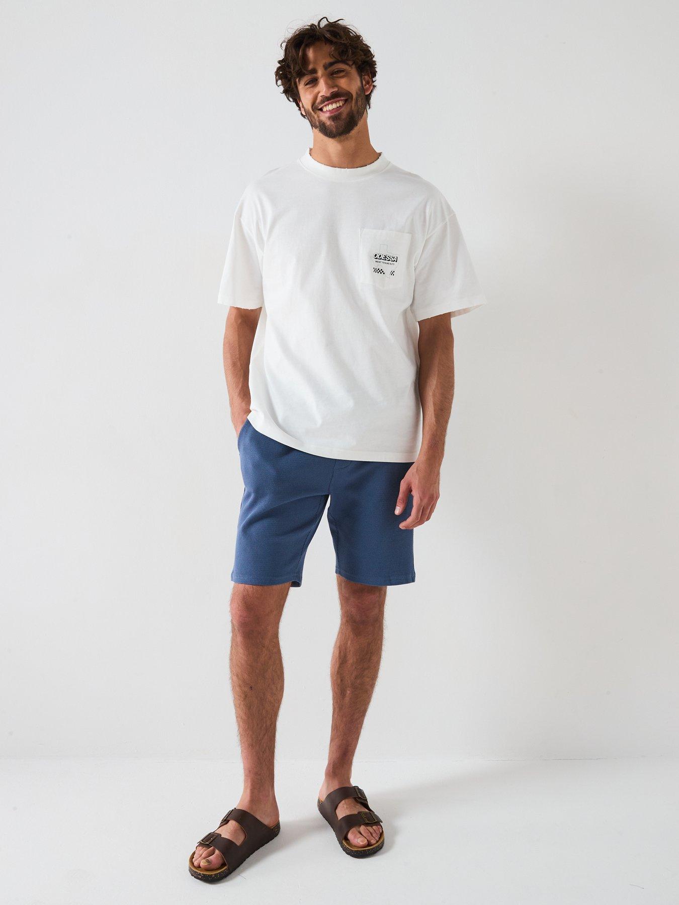 only-sons-only-amp-sons-cal-reg-structured-pleat-shorts-indigoback