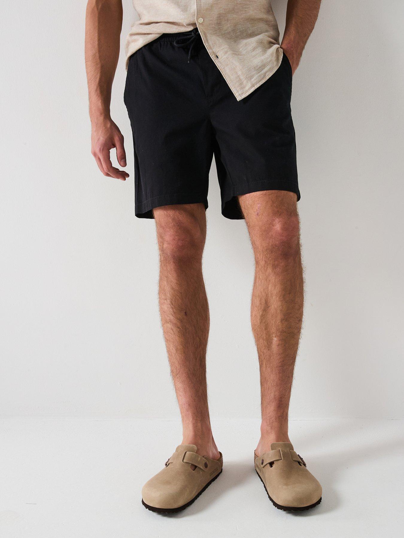 only-sons-tel-life-regular-fit-shorts-blackfront
