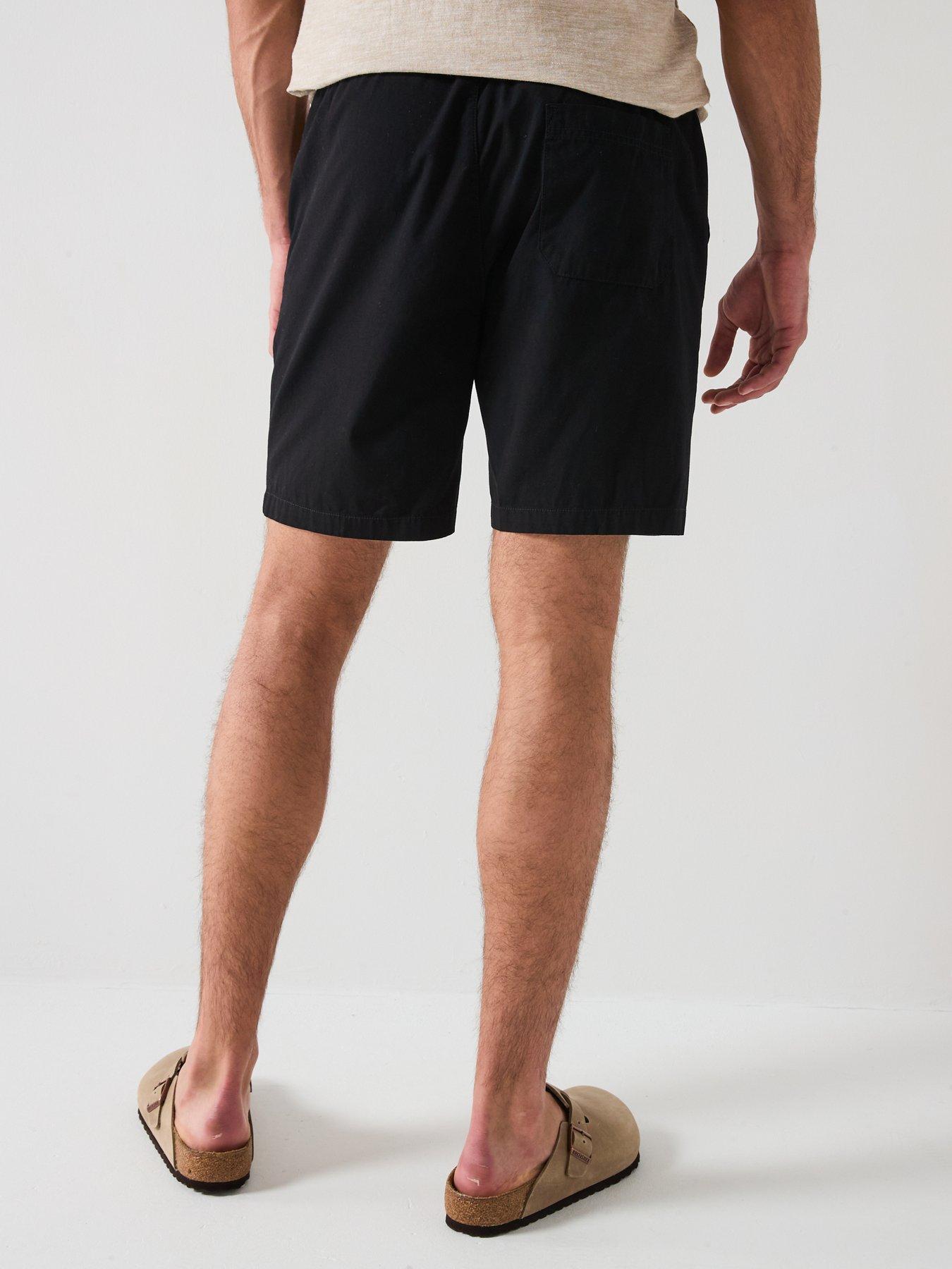 only-sons-tel-life-regular-fit-shorts-blackstillFront