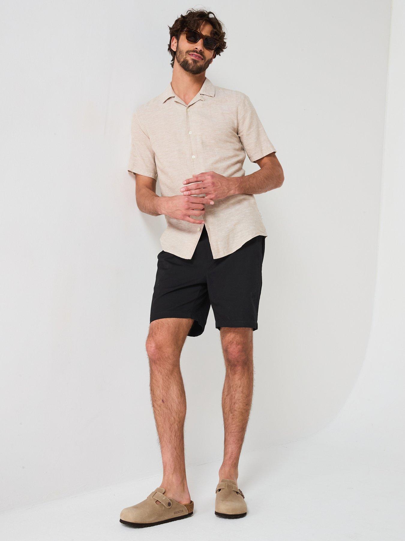 only-sons-tel-life-regular-fit-shorts-blackback