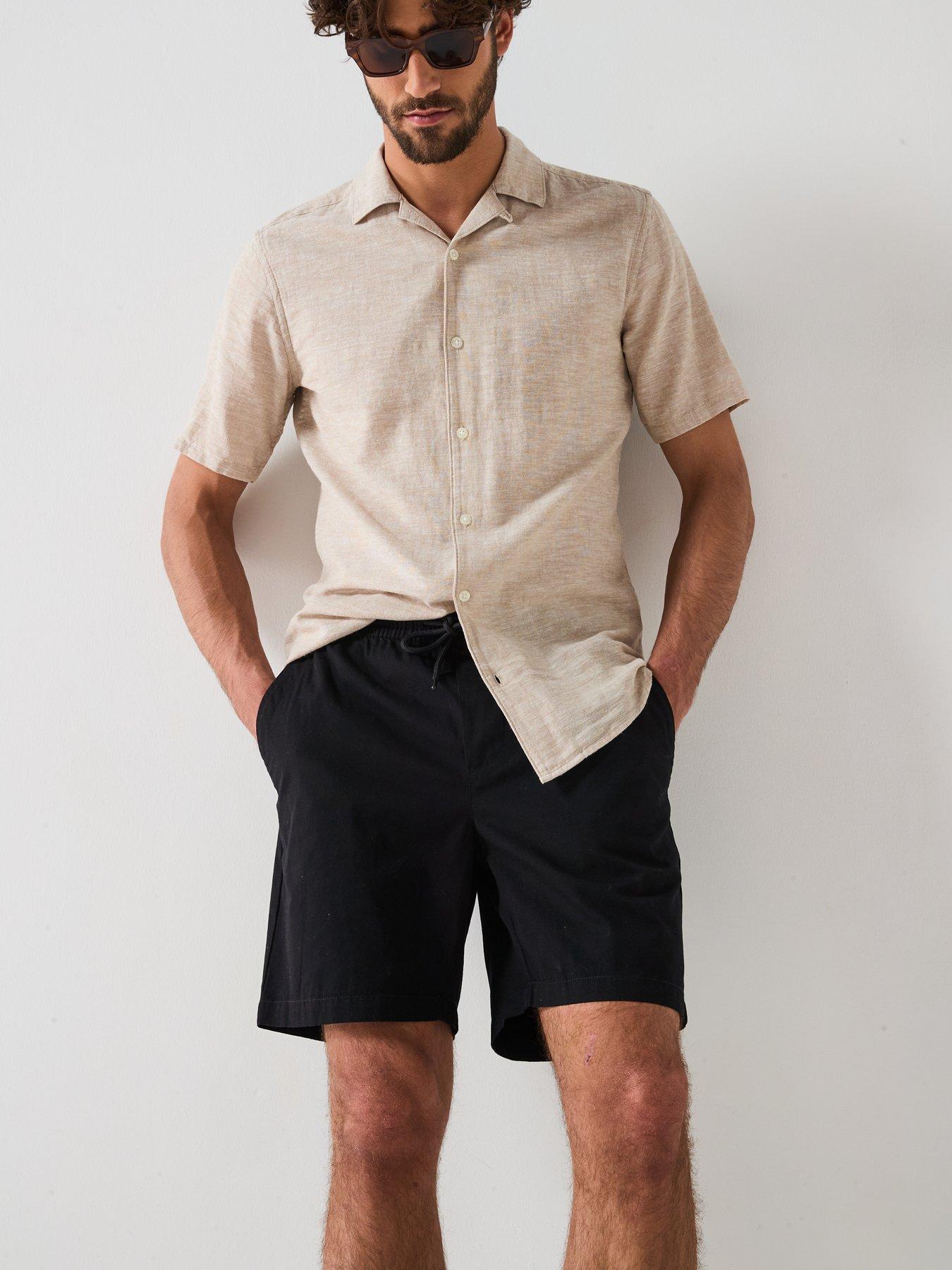 only-sons-tel-life-regular-fit-shorts-blackoutfit
