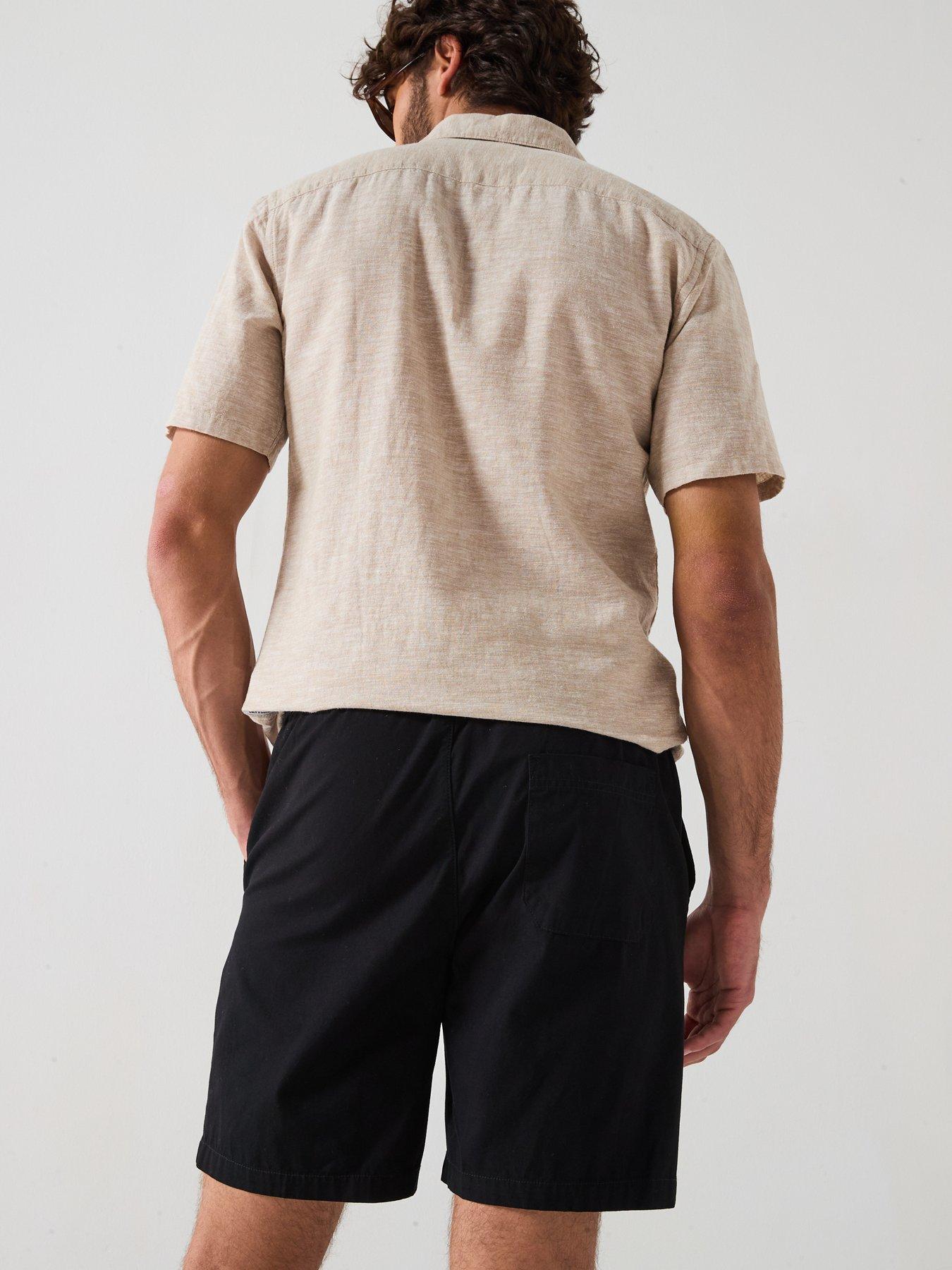 only-sons-tel-life-regular-fit-shorts-blackdetail