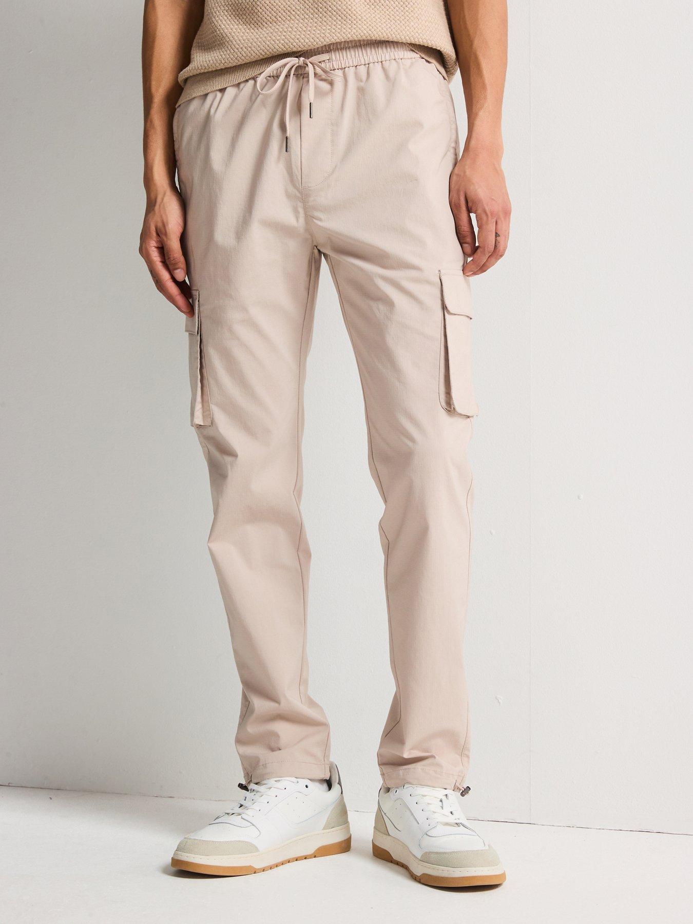Image of ONLY & SONS Common Cargo Trousers - Light Beige