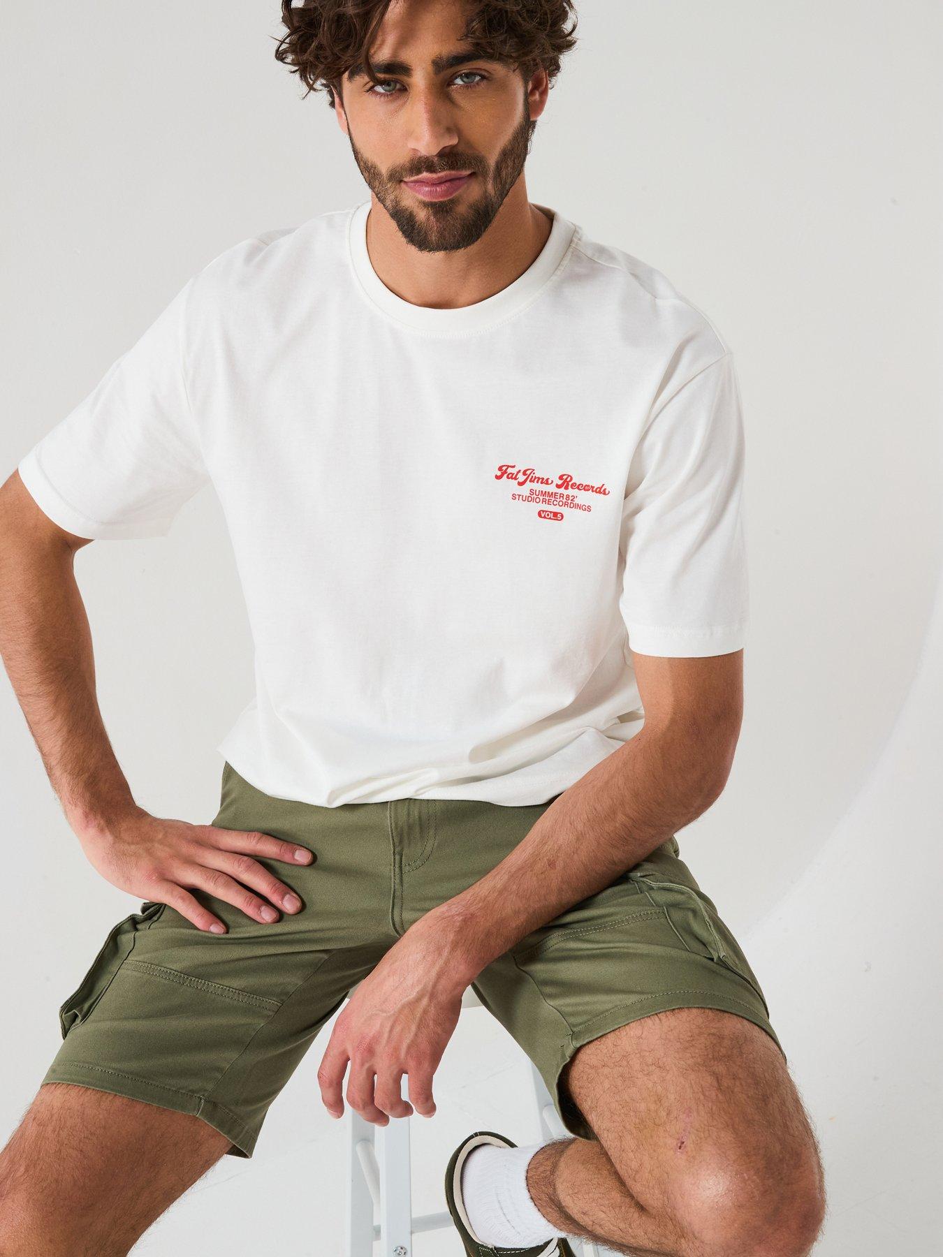 only-sons-cam-stage-regular-fit-cargo-shorts-greendetail