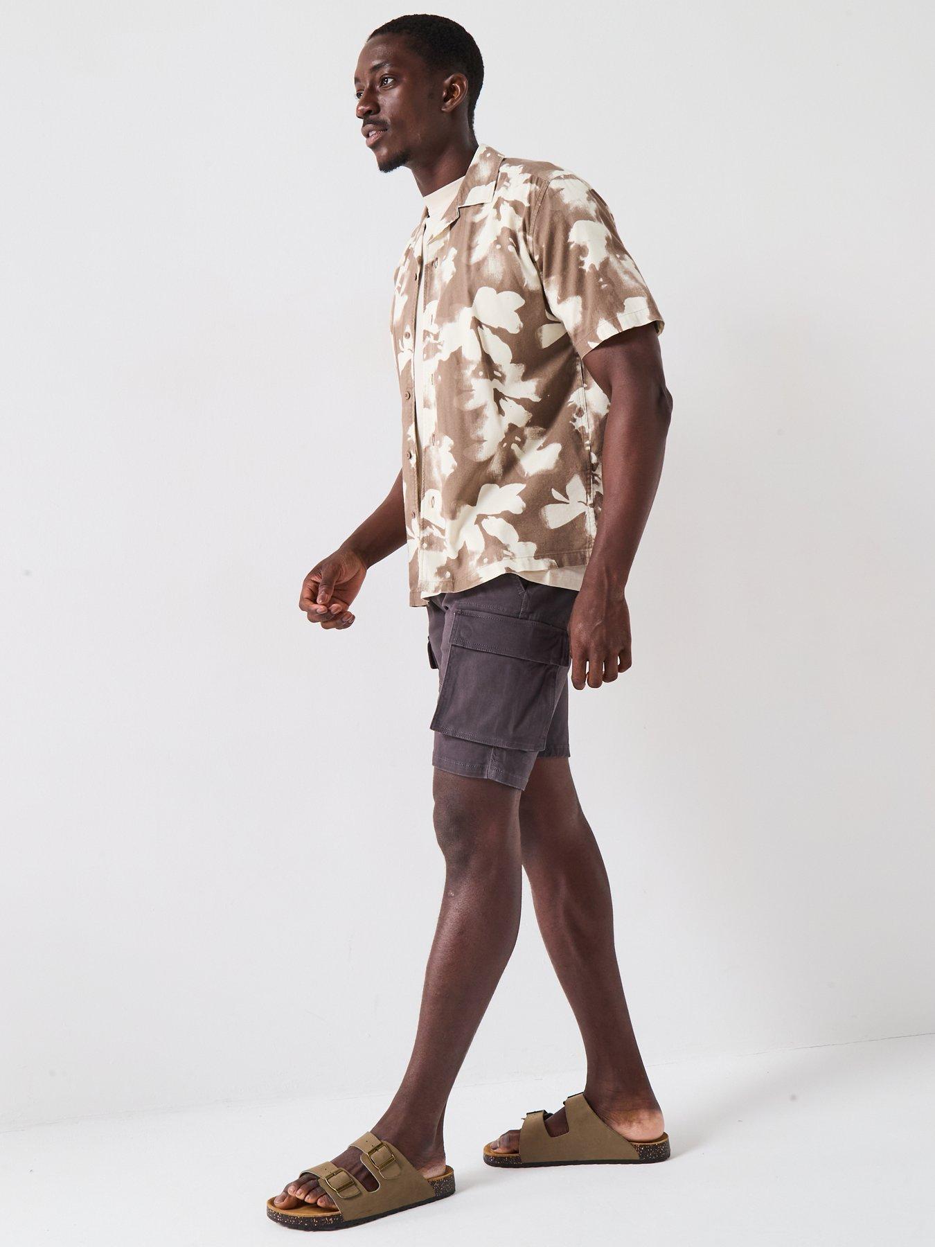 only-sons-cam-stage-regular-fit-cargo-shorts-dark-greyoutfit